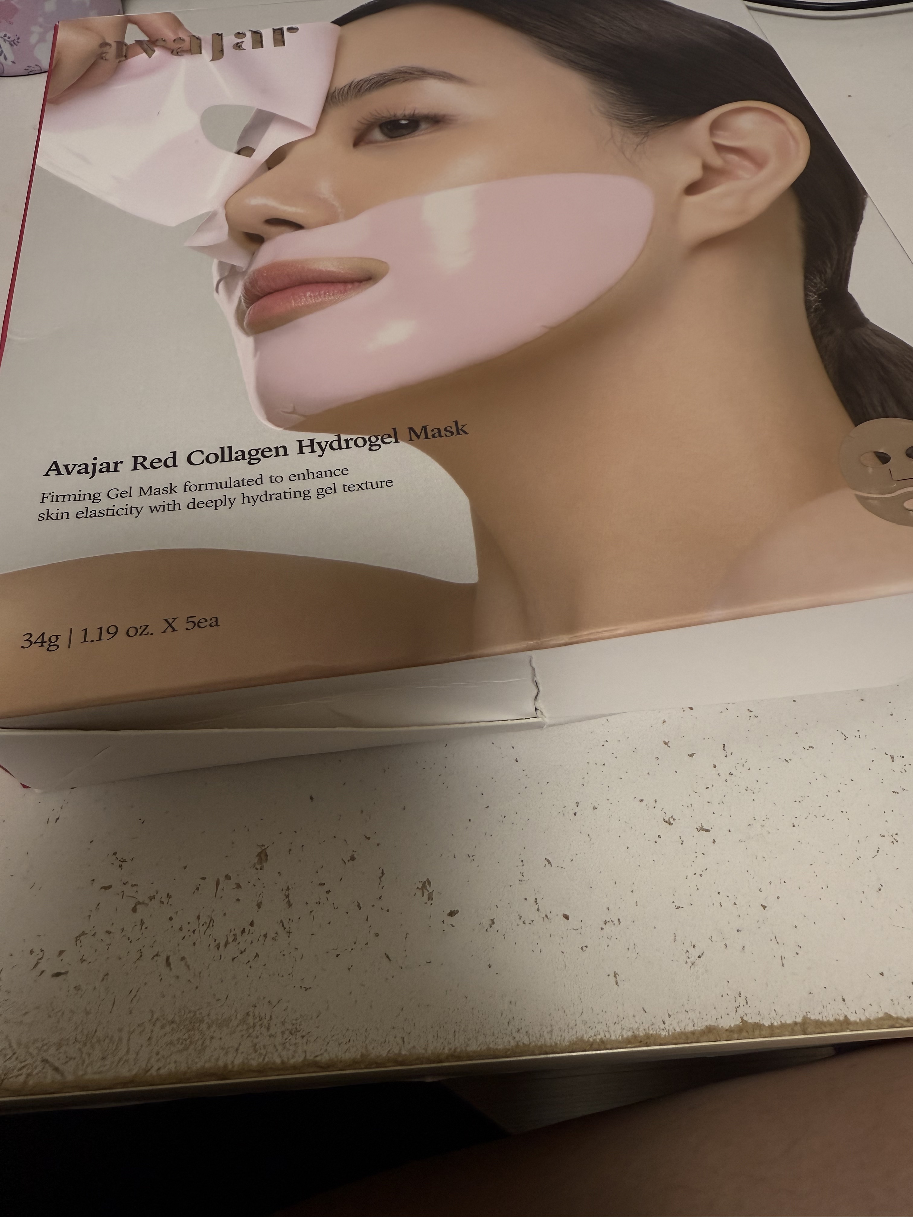 レッドコラーゲンハイドロゲルマスク/avajar/シートマスク・パックを使ったクチコミ（2枚目）