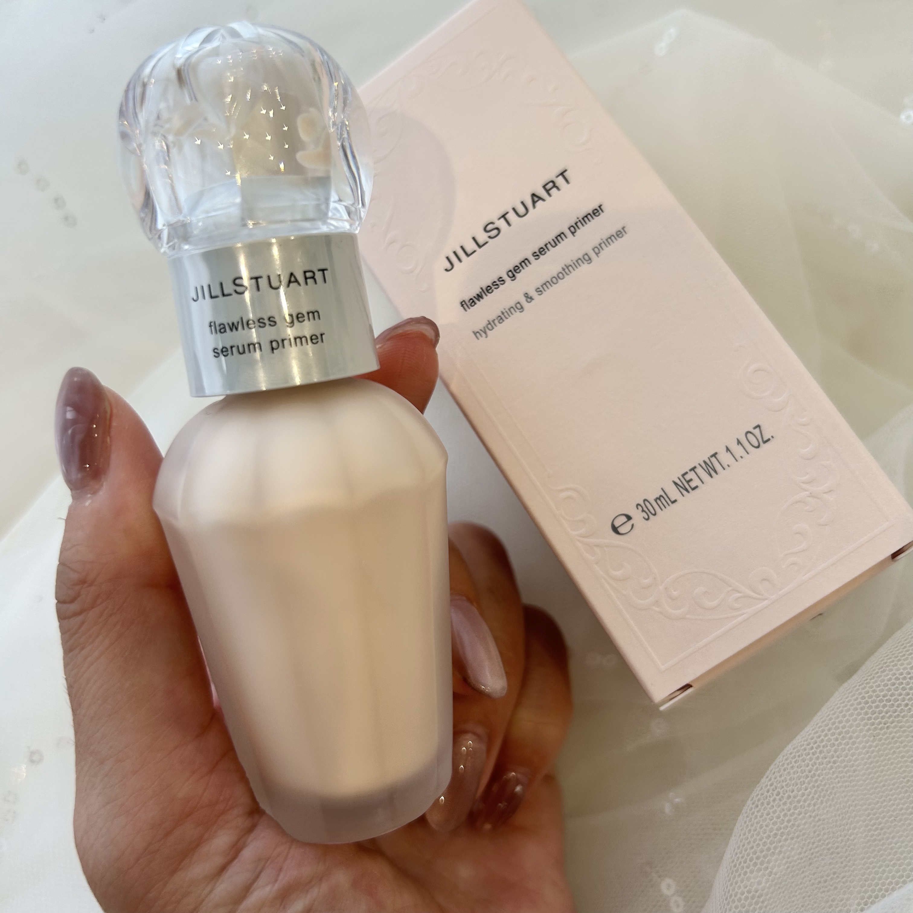 ジルスチュアート フローレスジェム セラムプライマー/JILL STUART/化粧下地を使ったクチコミ（3枚目）