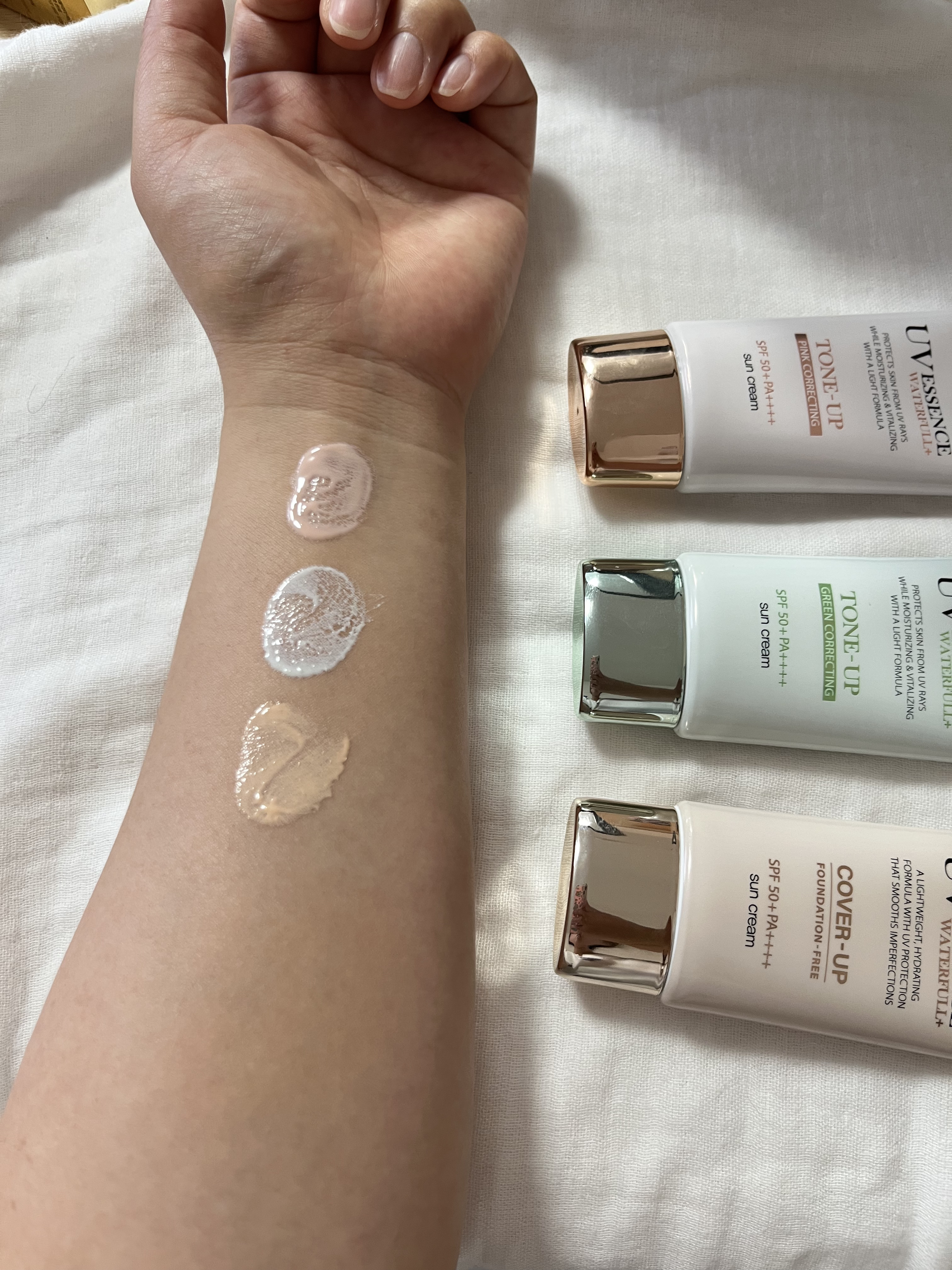 ウォータフルトーンアップサンクリーム/ダルバ/日焼け止めクリームを使ったクチコミ（2枚目）