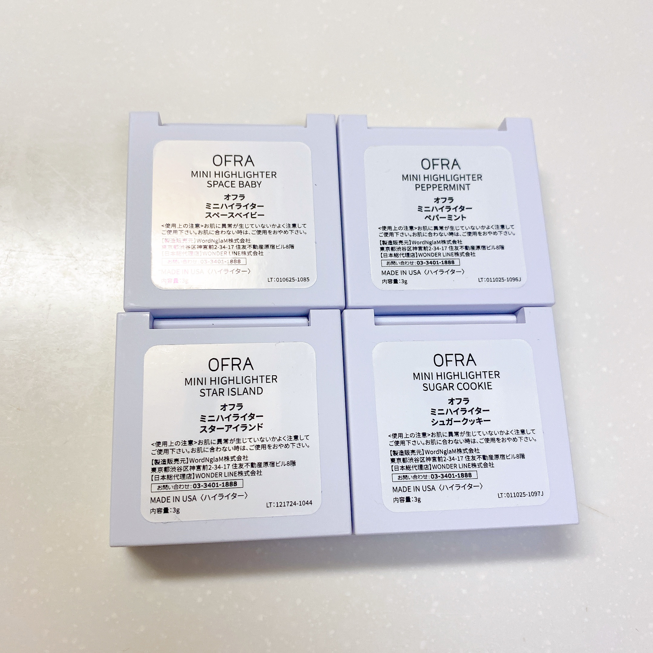 OFRA mini Highlighter/Ofra Cosmetics/パウダーハイライトを使ったクチコミ（3枚目）