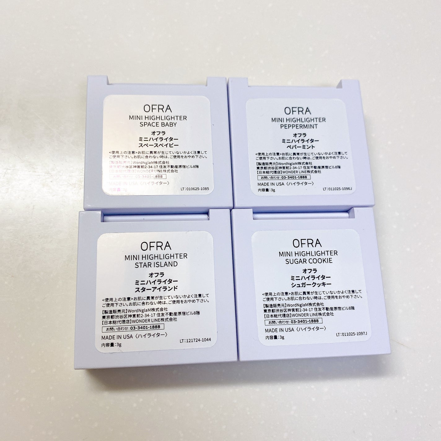 OFRA mini Highlighter/Ofra Cosmetics/パウダーハイライトを使ったクチコミ(3枚目)