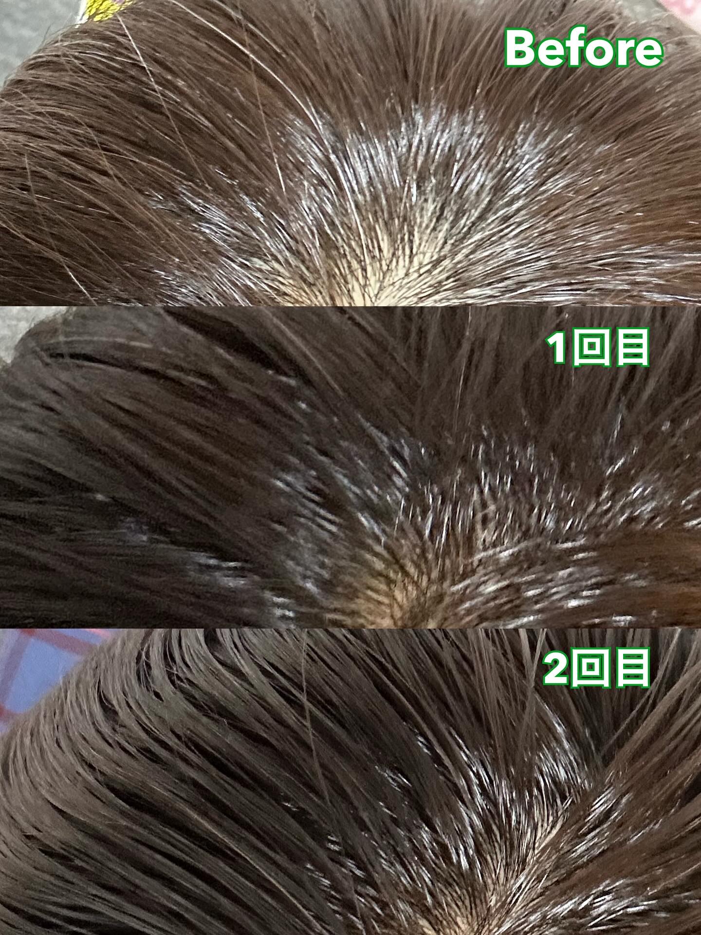 HEALCA カラートリートメント smooth/HEALCA/ヘアカラーを使ったクチコミ（2枚目）