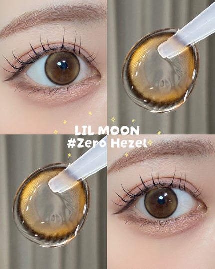 LILMOON 1day 0.03ZERO ゼロヘーゼル/LILMOON/ワンデー(1DAY)カラコンの画像