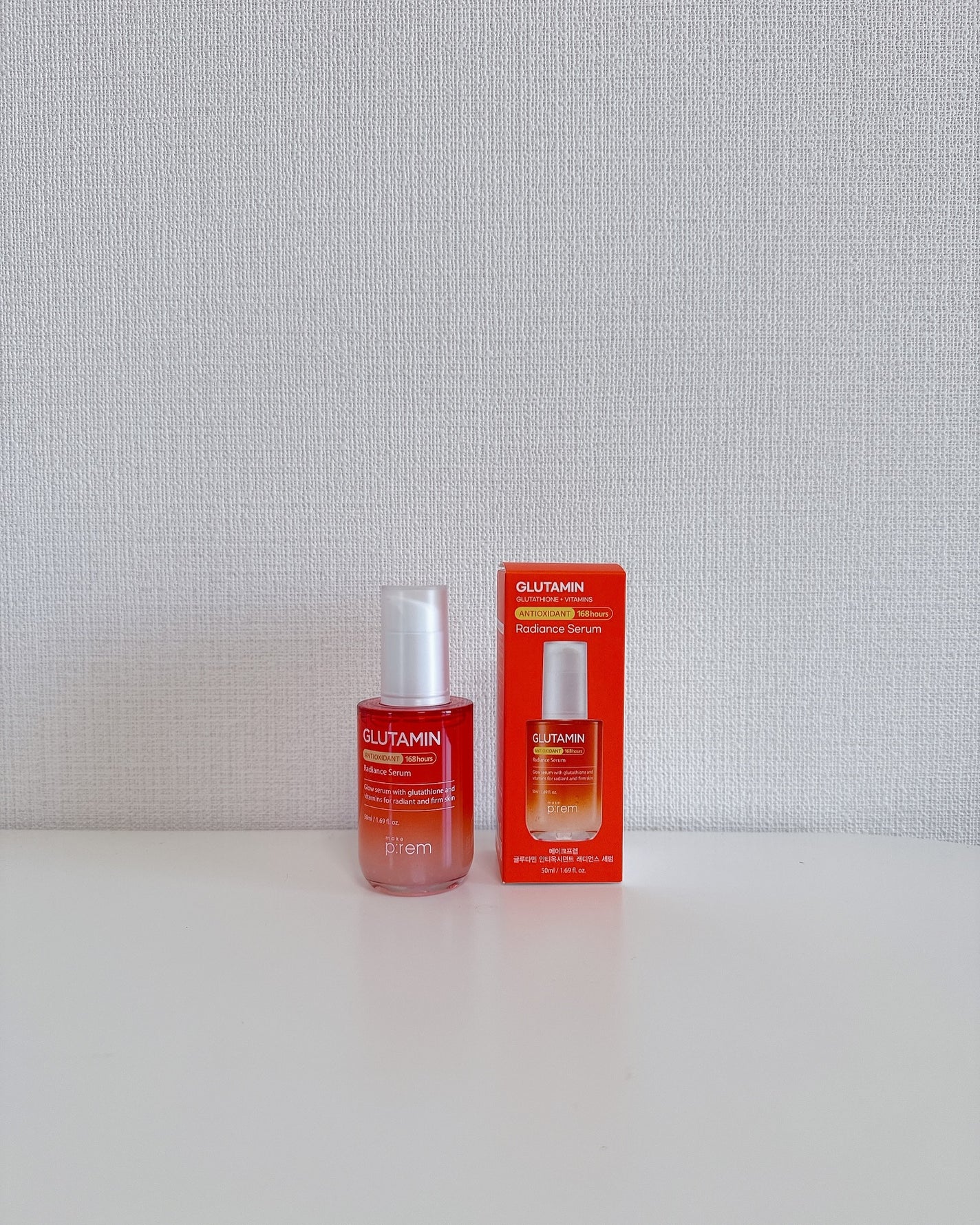 グルタミン抗酸化光彩セラム/make prem/美容液を使ったクチコミ(4枚目)