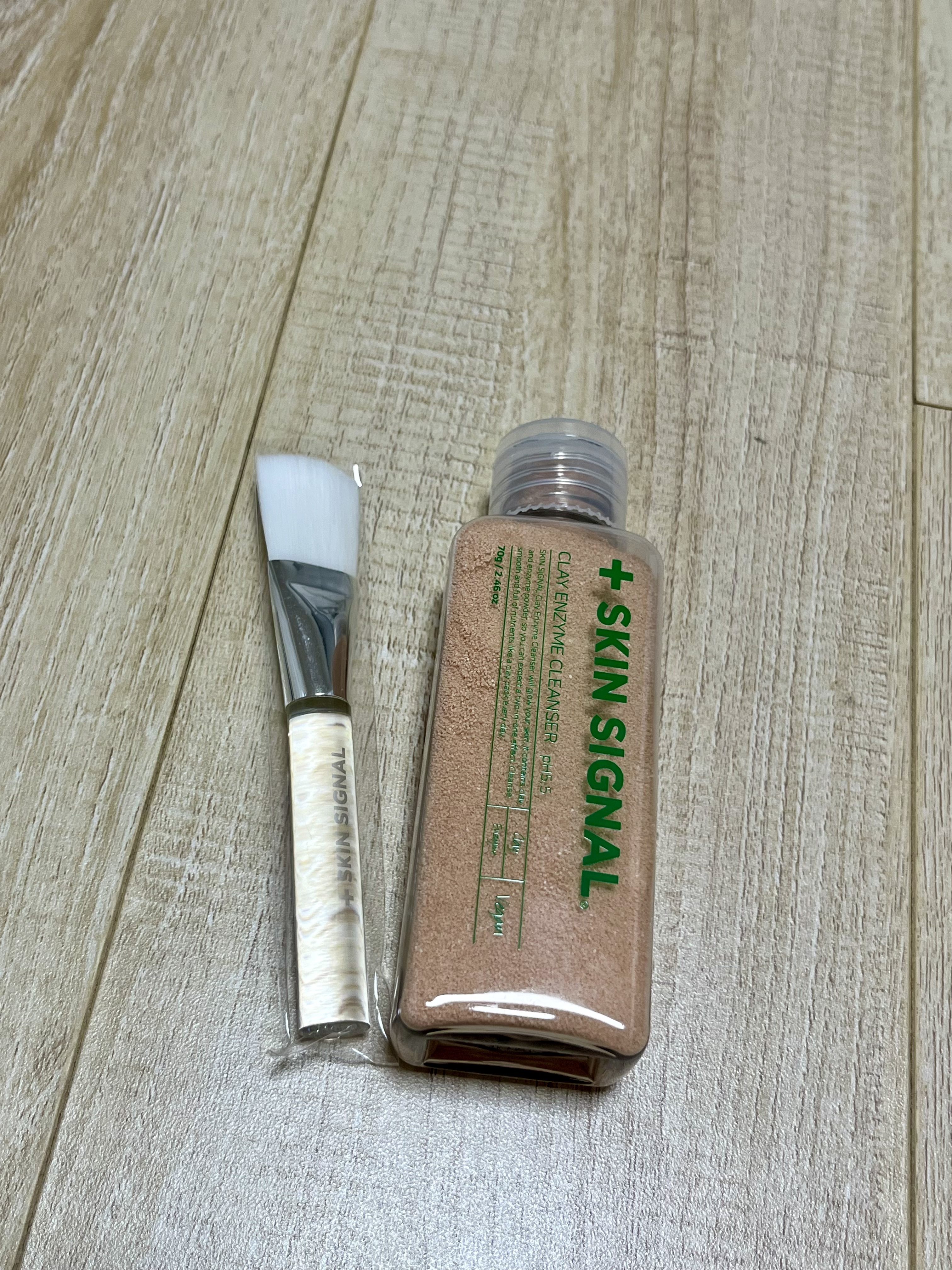 ピンククレイ酵素クレンザー/SKIN SIGNAL/洗顔パウダーを使ったクチコミ（2枚目）