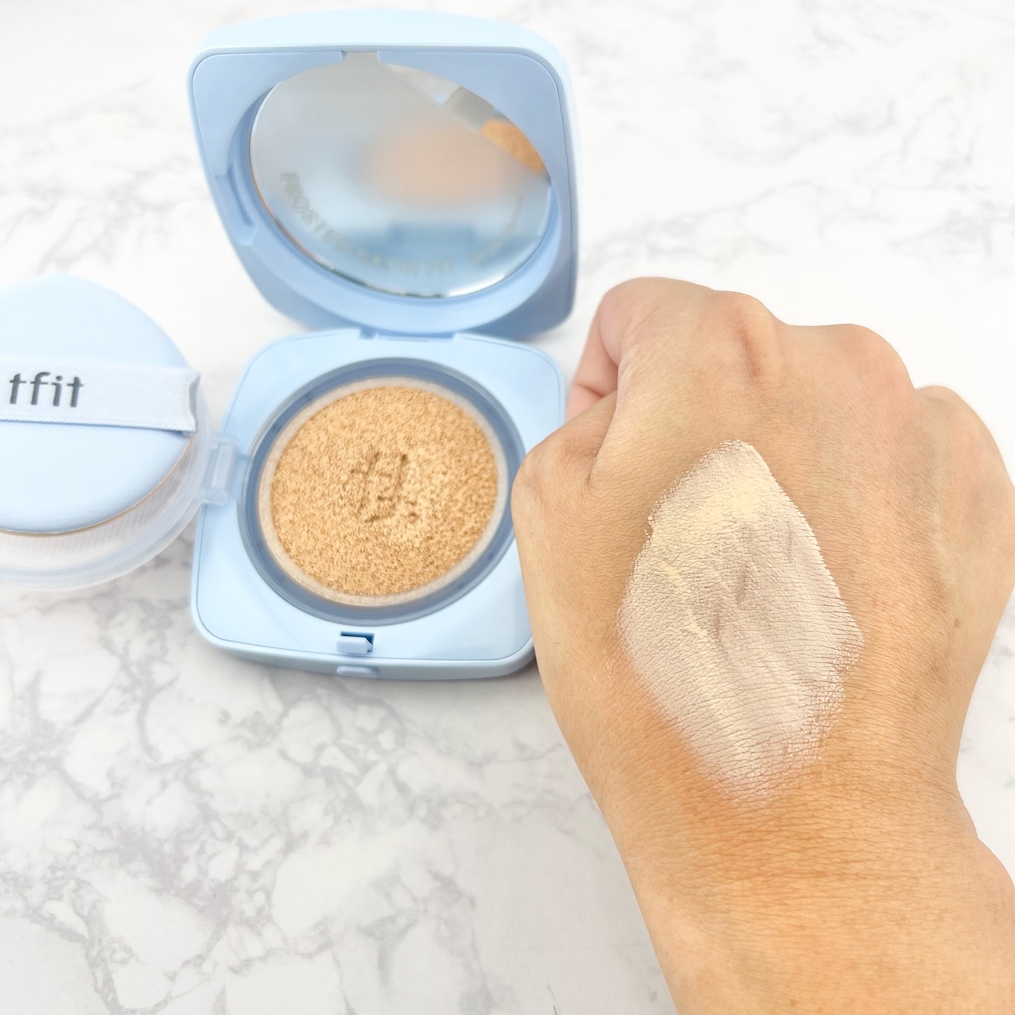 アイシーフィットカバークッションEX N1.5 SUEDE/TFIT/クッションファンデーションを使ったクチコミ（3枚目）