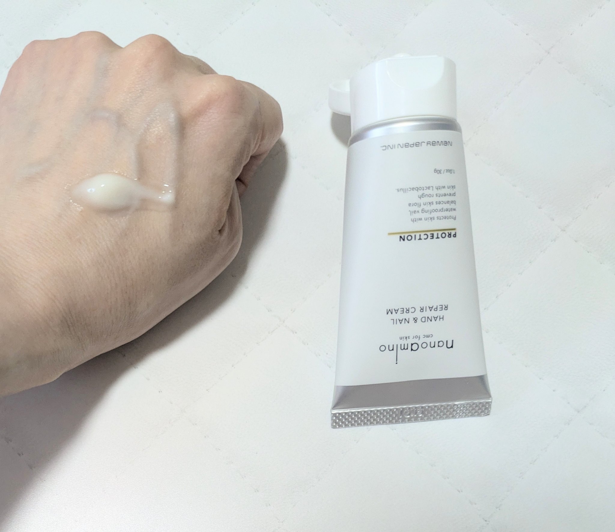 ハンド＆ネイル リペア クリーム プロテクション/ナノアミノ/ネイルオイル・トリートメントを使ったクチコミ（2枚目）