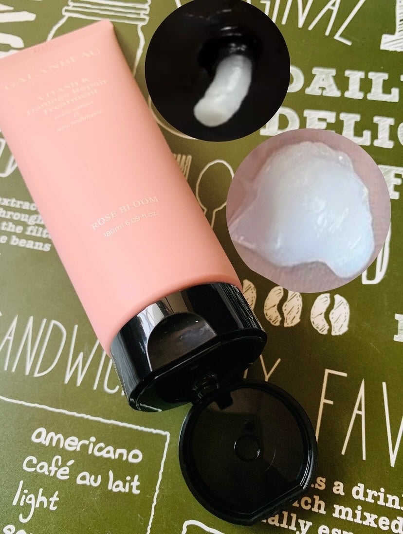 ビタシルクダメージリペアトリートメント(ローズブルーム)/ガランビュー/洗い流すヘアトリートメントを使ったクチコミ(2枚目)