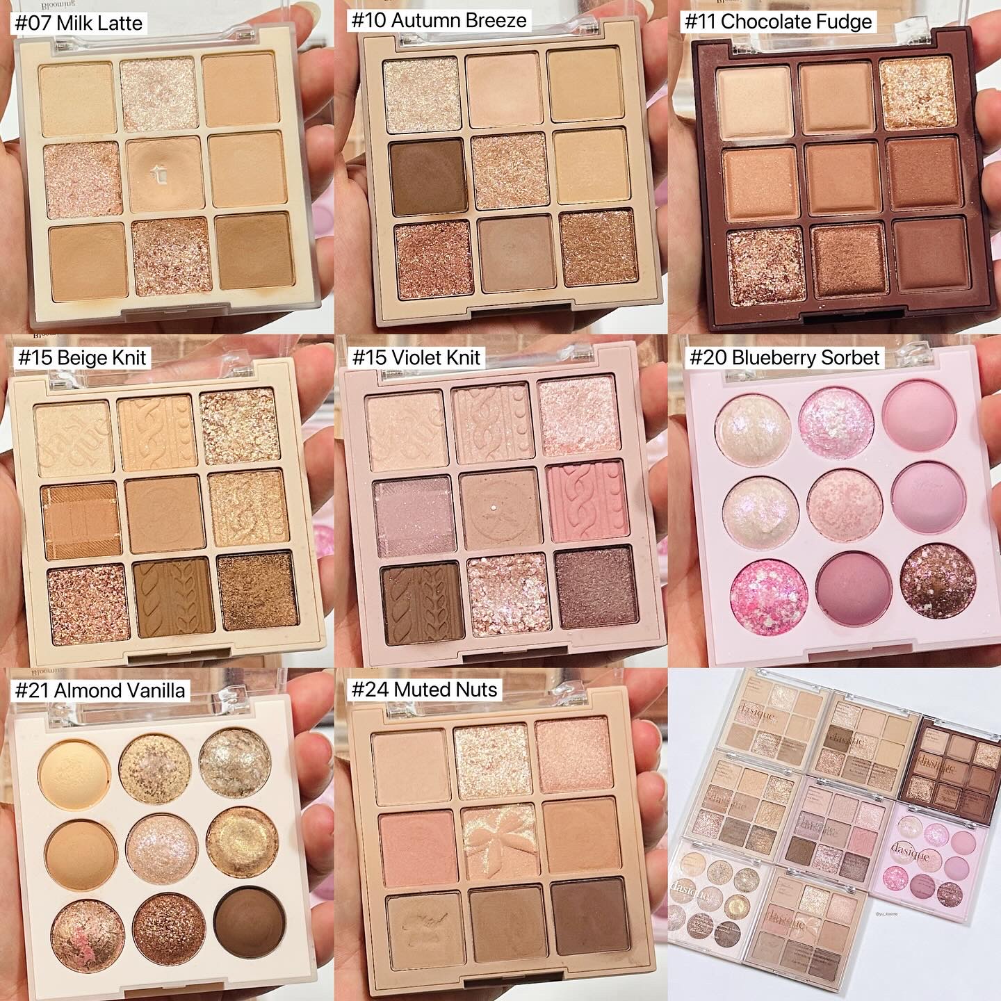 シャドウパレット/dasique/アイシャドウパレットを使ったクチコミ（3枚目）