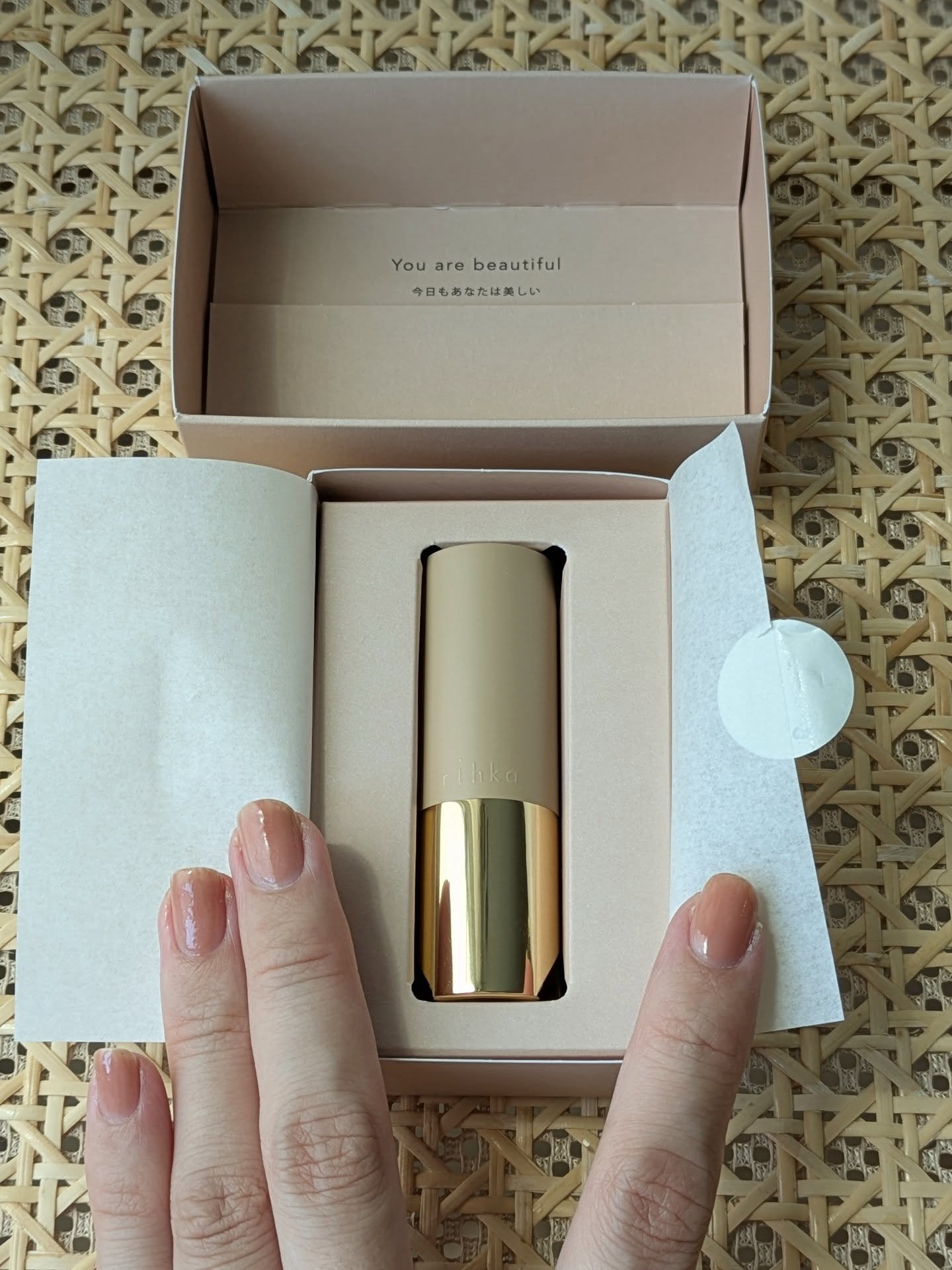 リップバーム/rihka/リップバームを使ったクチコミ（2枚目）