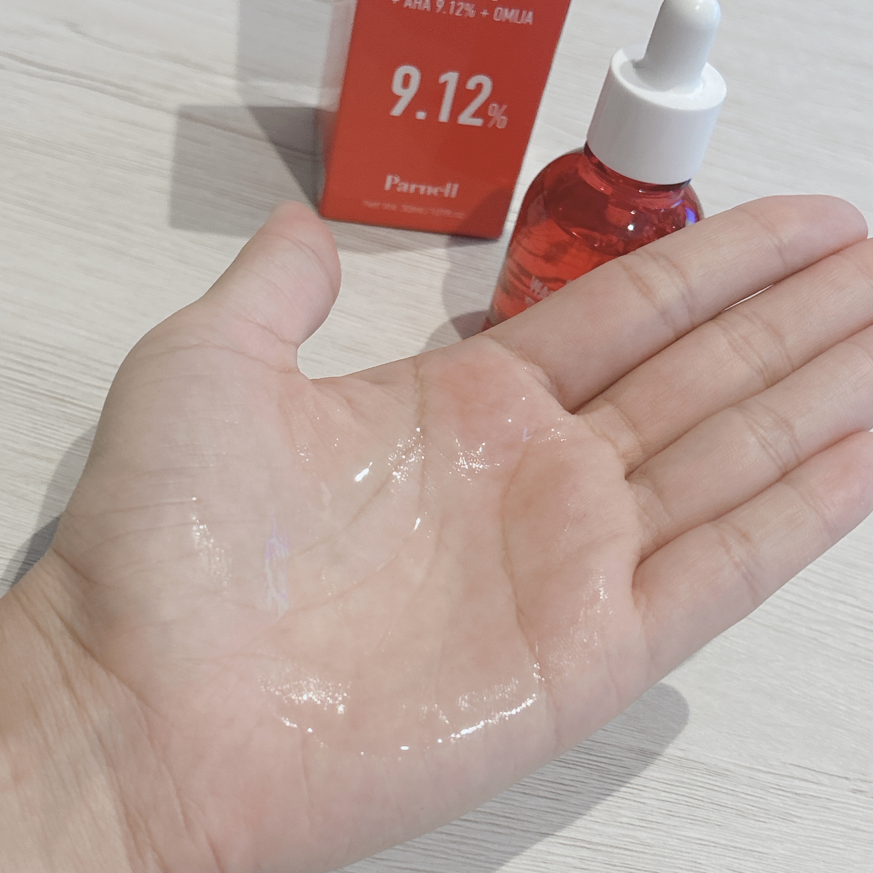 AHA 9.12 オミジャ 陶器肌 ウォッシュオフ セラム/parnell/美容液を使ったクチコミ（3枚目）