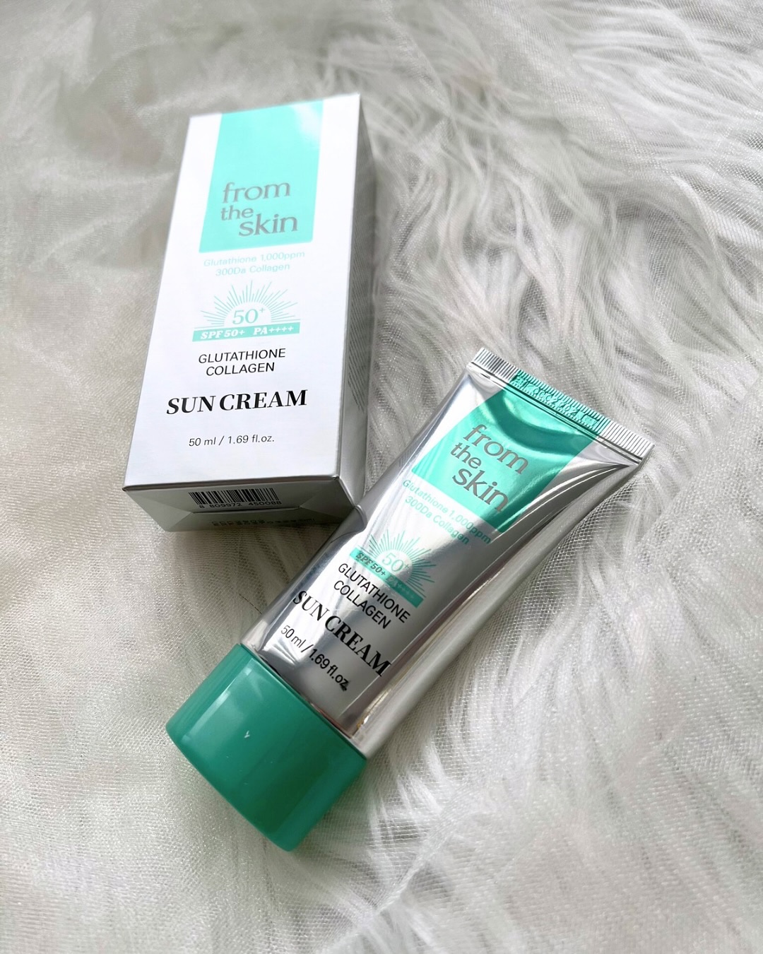 グルコラサンクリーム/fromtheskin/日焼け止めクリームを使ったクチコミ（2枚目）