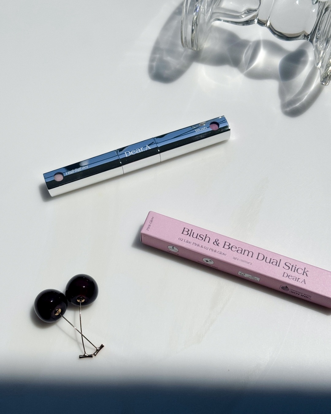 ブラッシュ＆ビームデュアルスティック/Dear.A/リキッドチークを使ったクチコミ（1枚目）