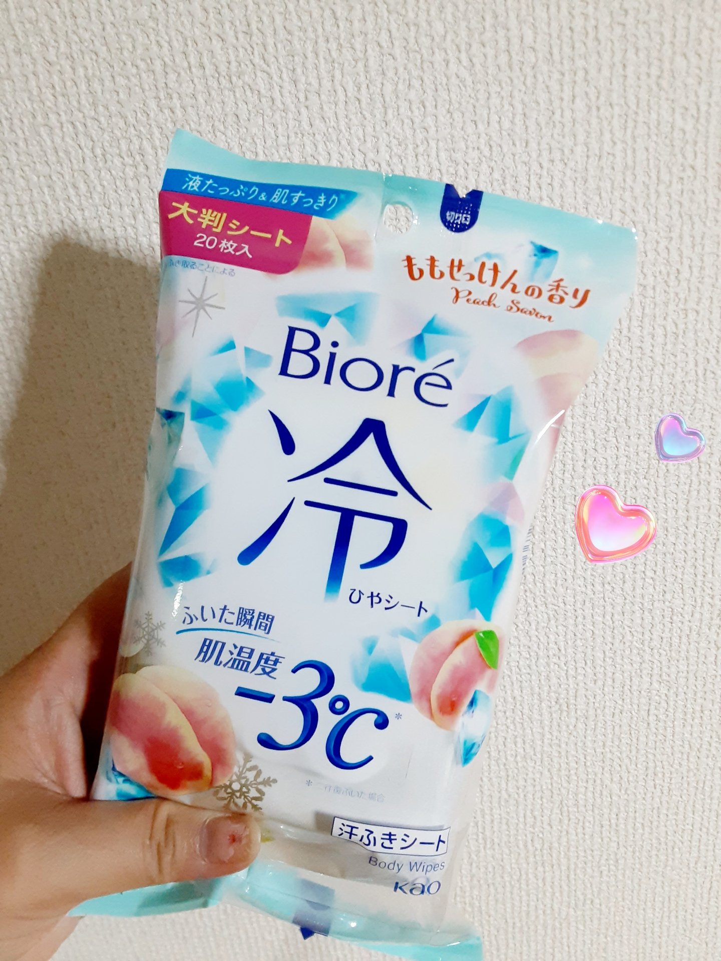 冷シート リフレッシュフローラルの香り/ビオレ/ボディシートを使ったクチコミ（1枚目）