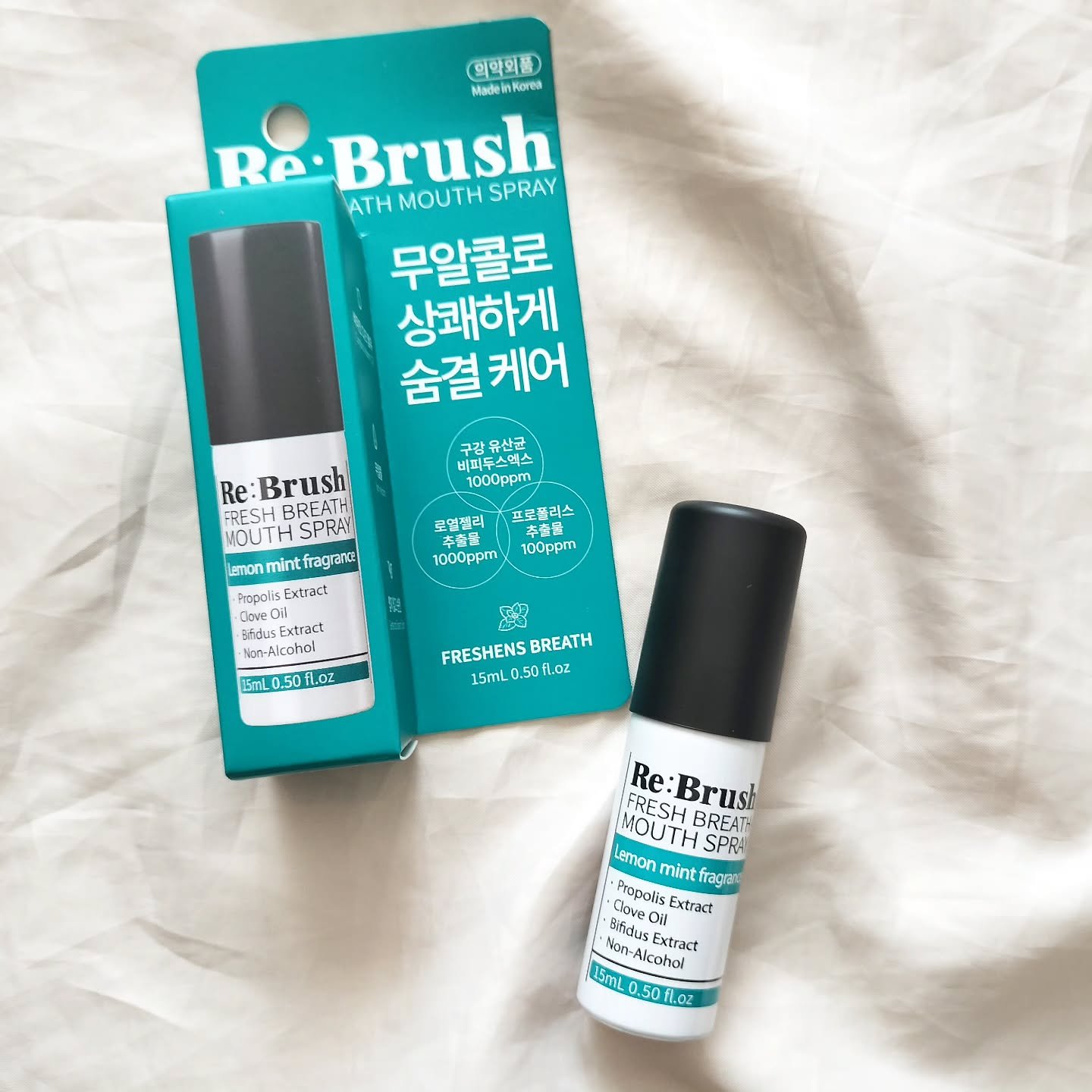 リフレッシュマウススプレー/Re:Brush/マウスウォッシュ・スプレーを使ったクチコミ（1枚目）