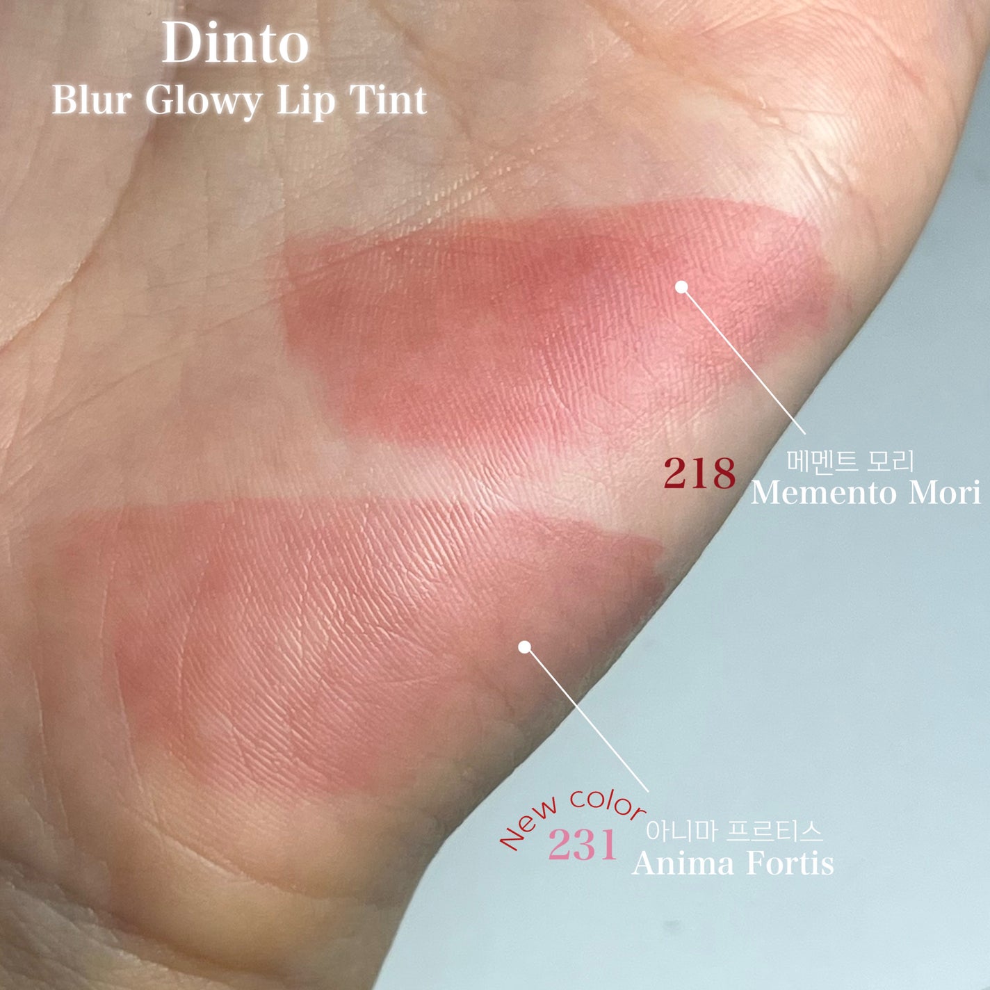 ブラーグロイリップティント/Dinto/リップティントを使ったクチコミ(3枚目)