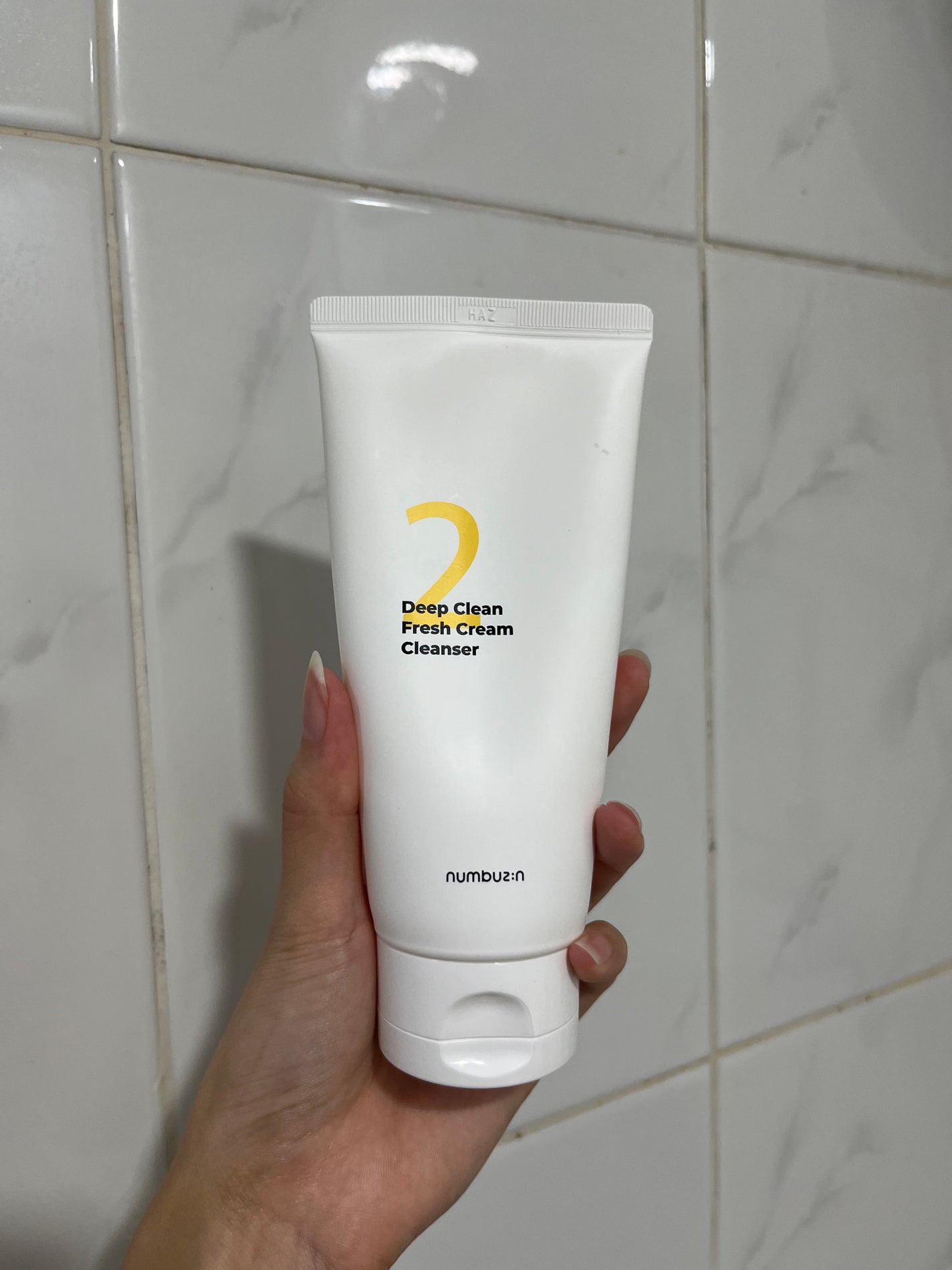 2番 Wクレンジングホイップ泡洗顔料/numbuzin/洗顔フォームを使ったクチコミ(1枚目)