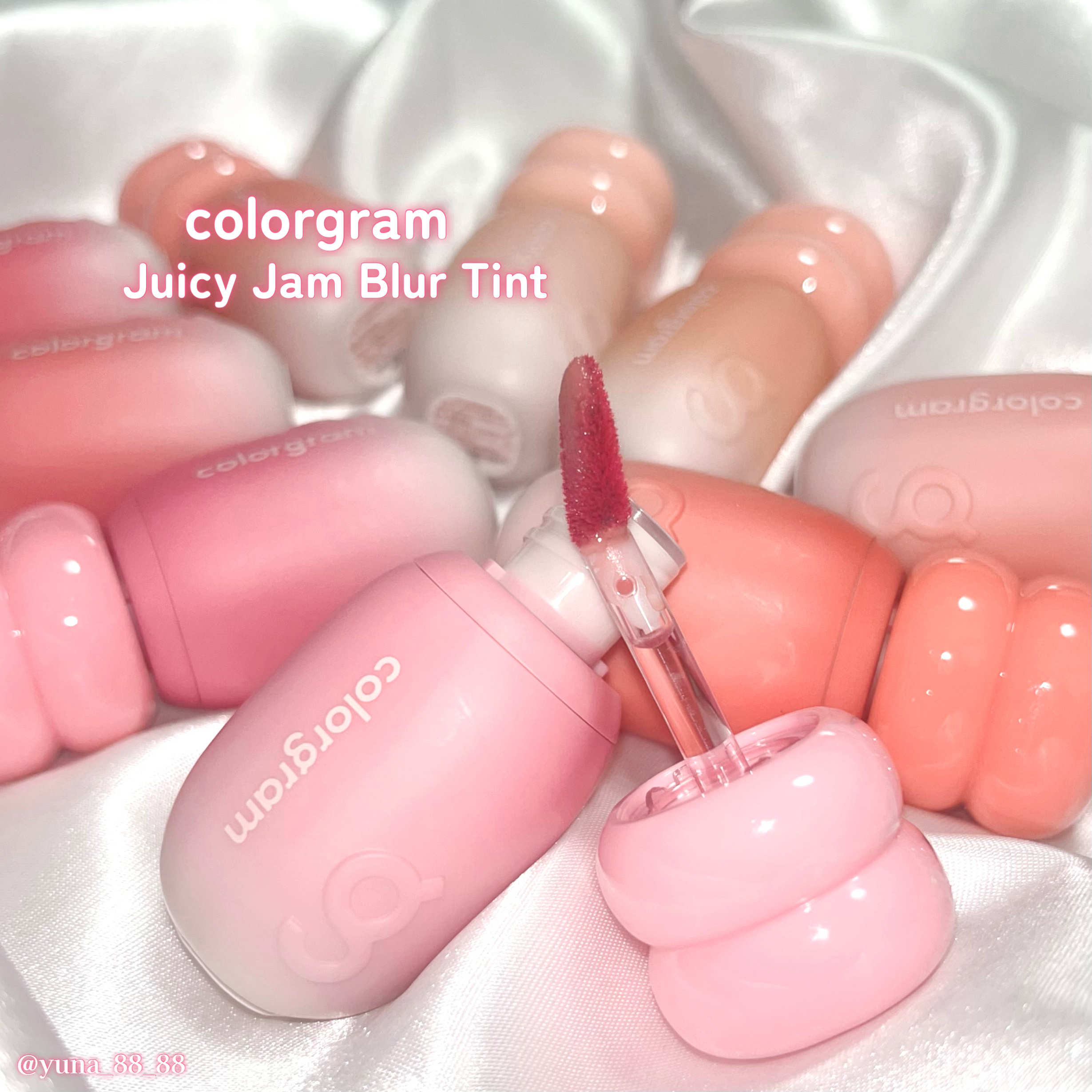 カラーグラム ジューシージャムブラーティント/Colorgram/リップティントを使ったクチコミ（3枚目）