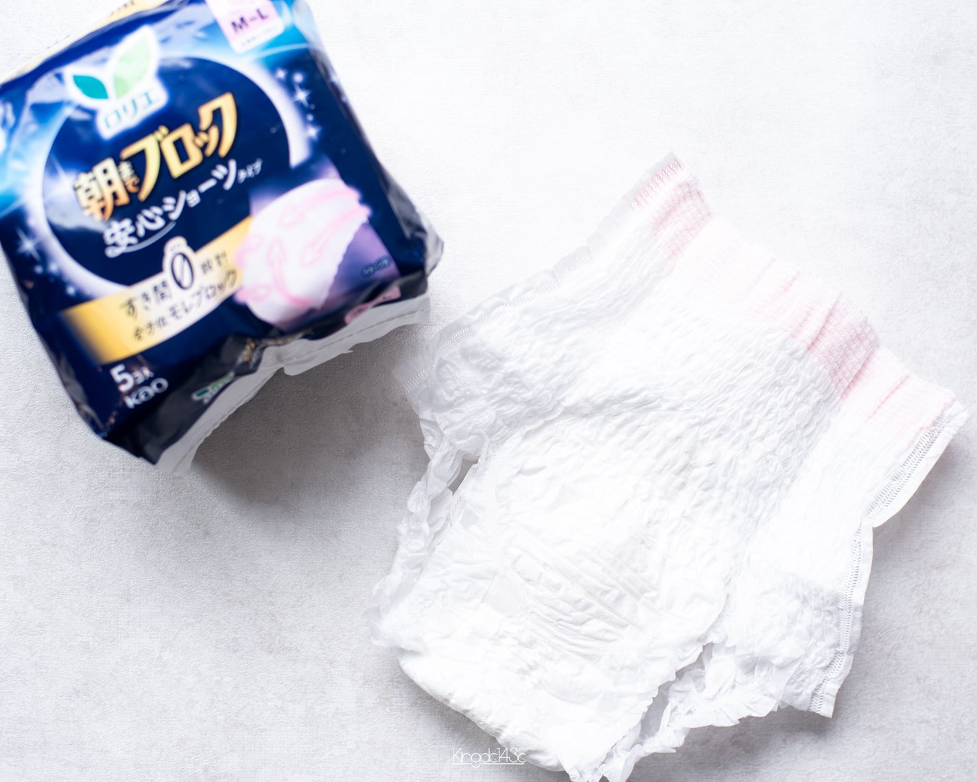 朝までブロック 安心ショーツタイプ(M-L 5コ入)/ロリエ/ナプキンを使ったクチコミ(2枚目)