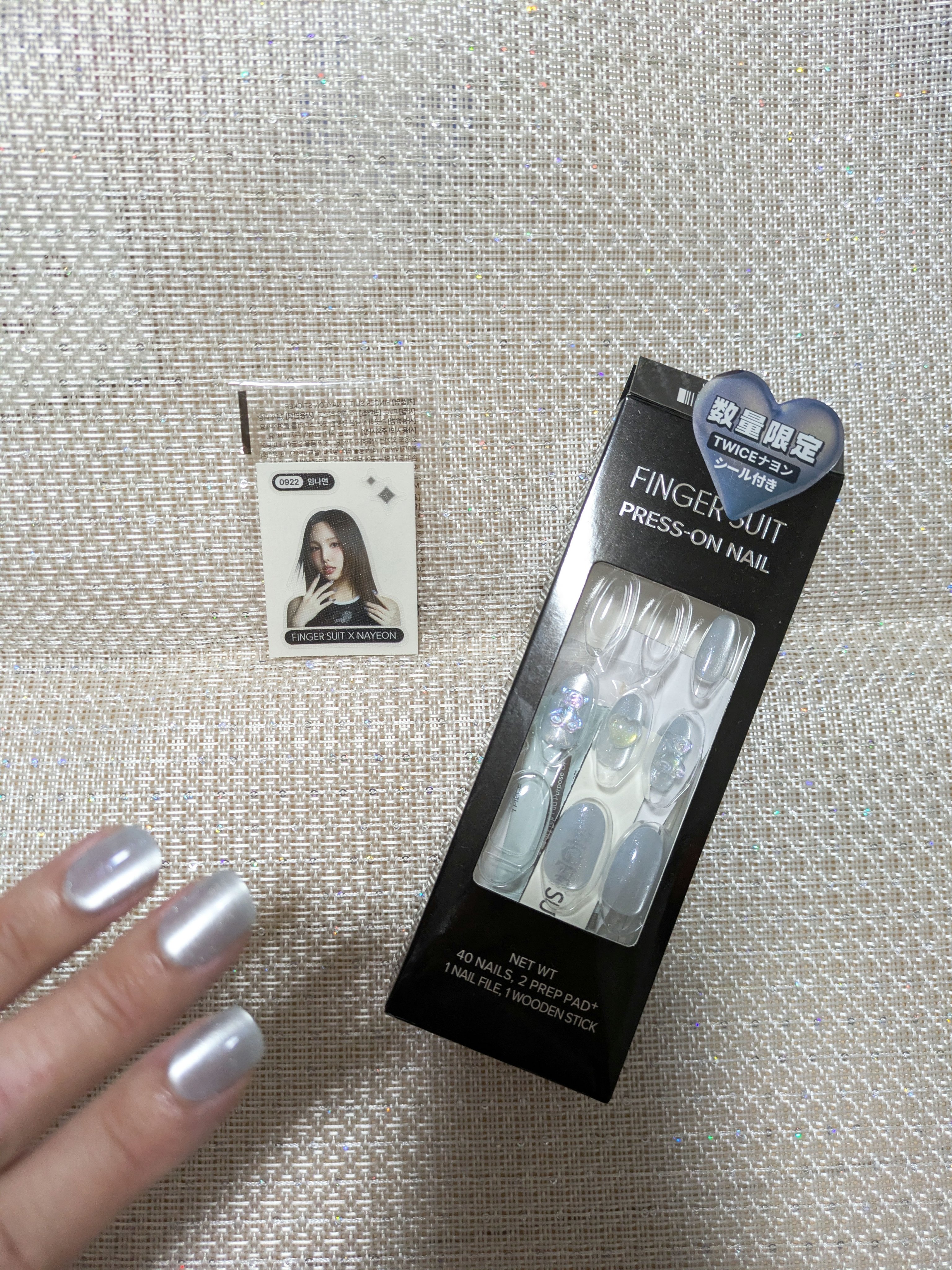 ネイルチップ(シールタイプ) Splash/FINGER SUIT/ネイルチップ・パーツを使ったクチコミ（1枚目）