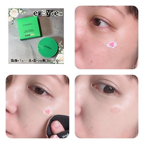 イージーデュー メラB トーニングアンプルクッション/Easydew/クッションファンデーションを使ったクチコミ（2枚目）