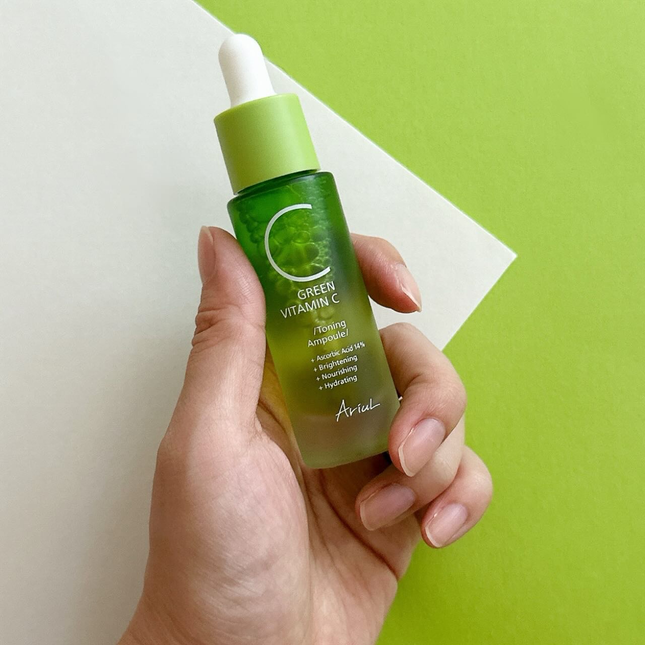 アリウル グリーンビタミンC トーニングセラム(アンプル)/Ariul/美容液を使ったクチコミ（2枚目）