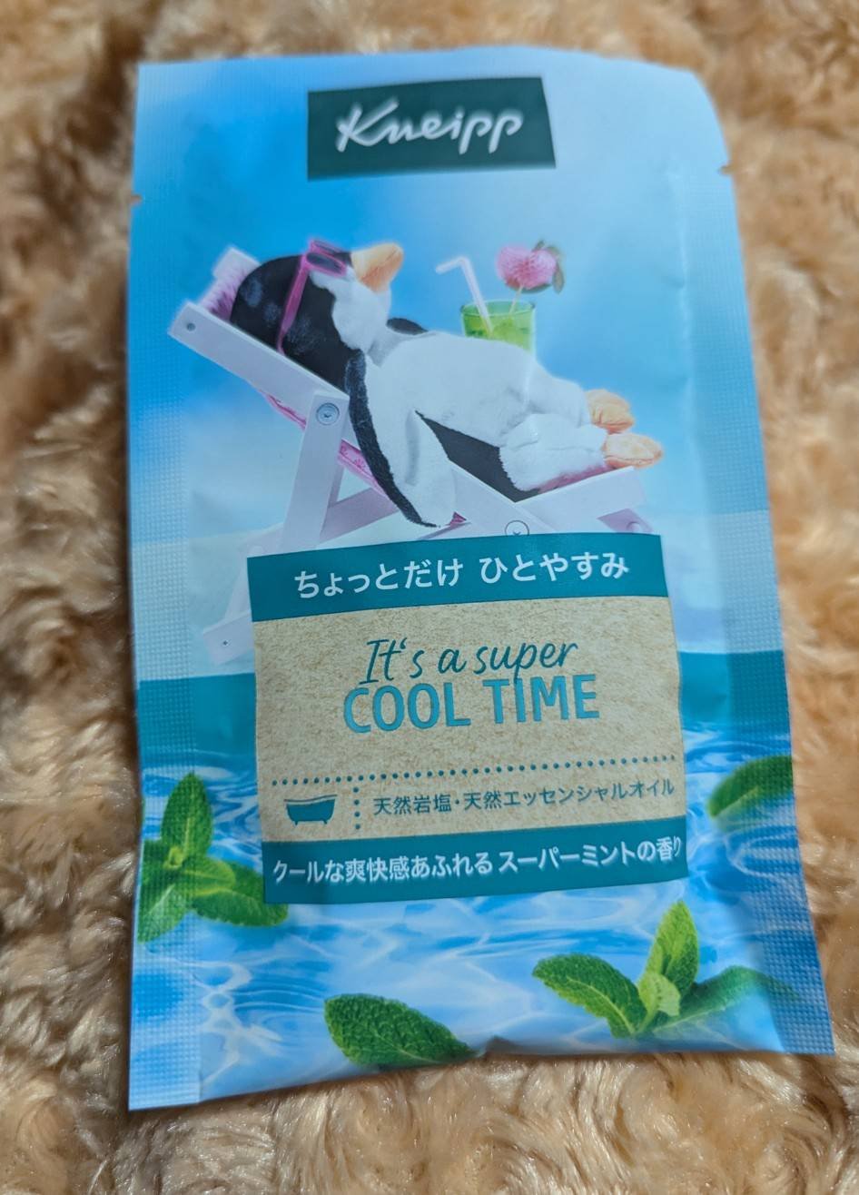 クナイプ バスソルト スーパーミントの香り 50g/クナイプ/無機塩系入浴剤を使ったクチコミ（1枚目）
