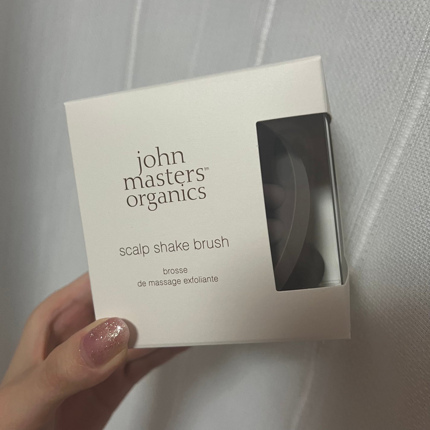 スキャルプシェイクブラシ/john masters organics/スカルプブラシを使ったクチコミ(1枚目)