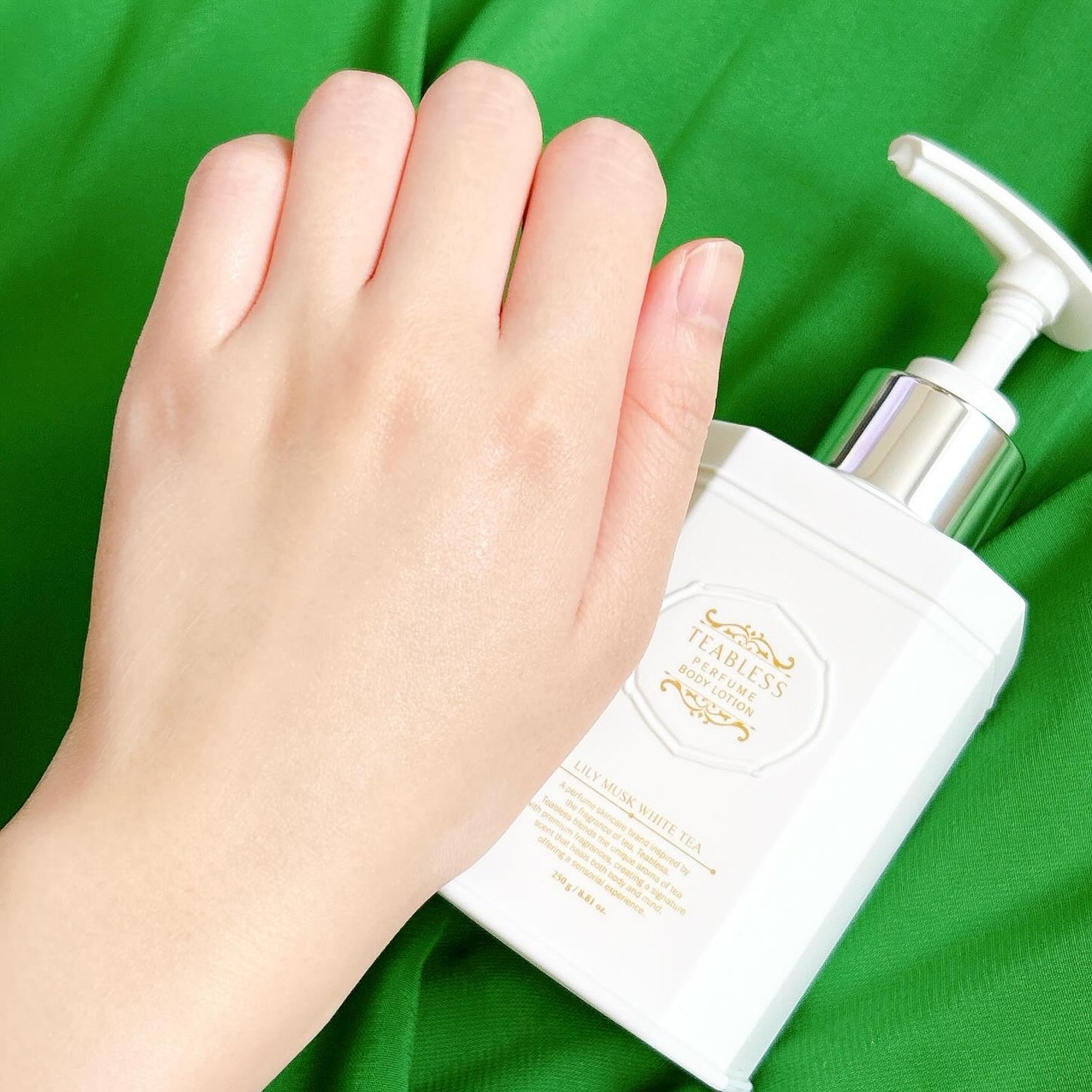 パフュームボディローション リリィムスクホワイトティー/TEABLESS/ボディローションを使ったクチコミ(5枚目)