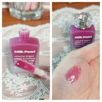 リップポーションミルクパールグロス/alternativestereo/リップグロスを使ったクチコミ(3枚目)