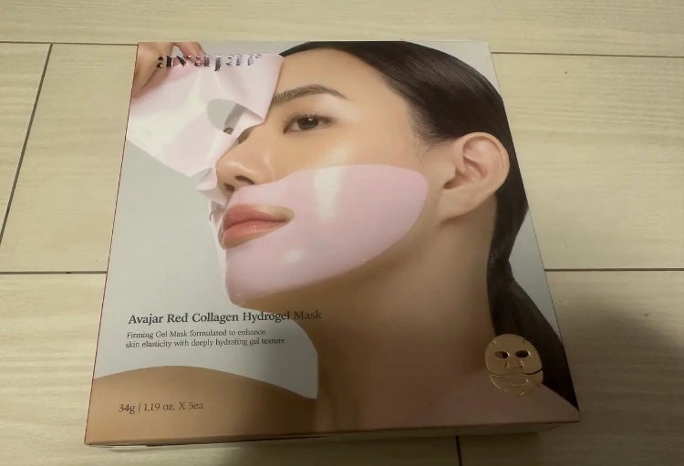 レッドコラーゲンハイドロゲルマスク/avajar/シートマスク・パックを使ったクチコミ(1枚目)