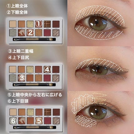 エクスプローラ12色 動物アイシャドウパレット/PERFECT DIARY/アイシャドウパレットを使ったクチコミ(6枚目)