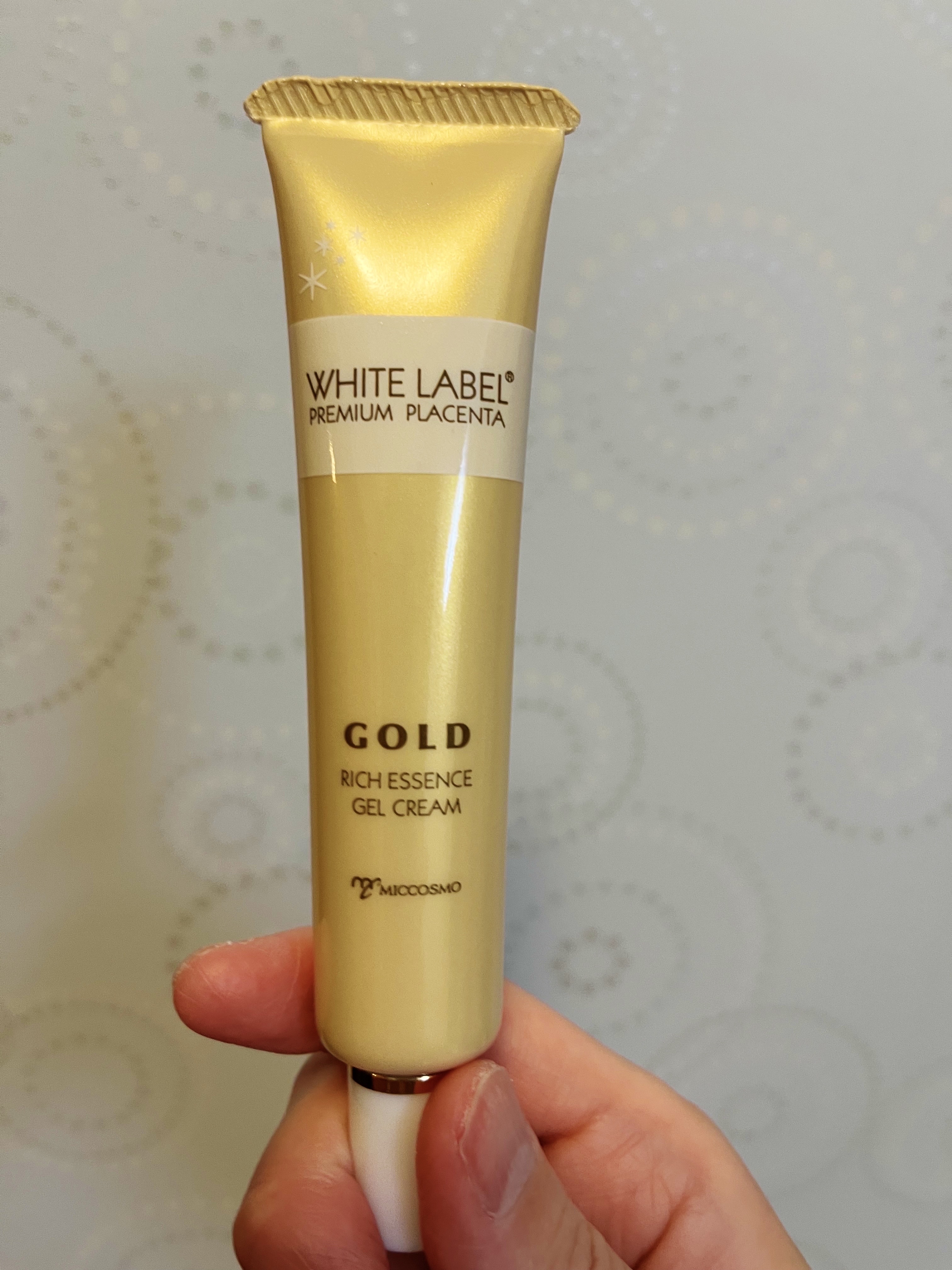 ホワイトラベル 金のプラセンタ濃ハリもっちりーなのクチコミ「ホワイトラベル　金のプラセンタ濃ハリもっちりーな

ミックコスモ様のモニターキャンペーンで頂き.....」（3枚目）