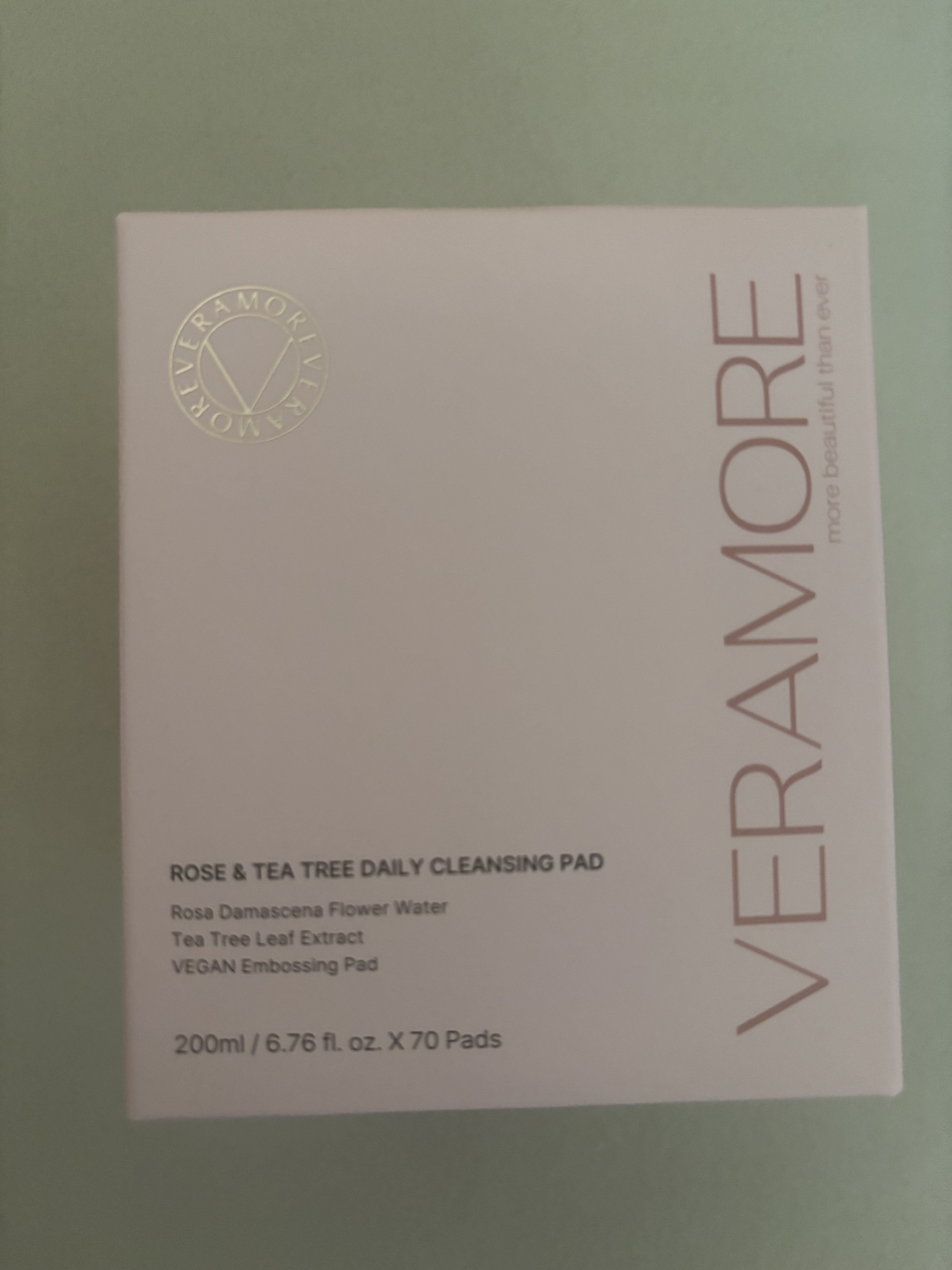 ローズ＆ティーツリークレンジングパッド/VERAMORE/クレンジングシートを使ったクチコミ（1枚目）