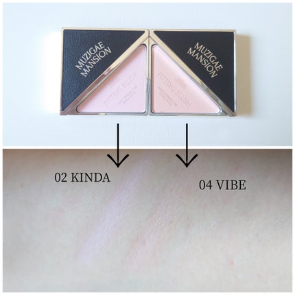 フィッティングブラッシュ/MUZIGAE MANSION/パウダーチークを使ったクチコミ(4枚目)