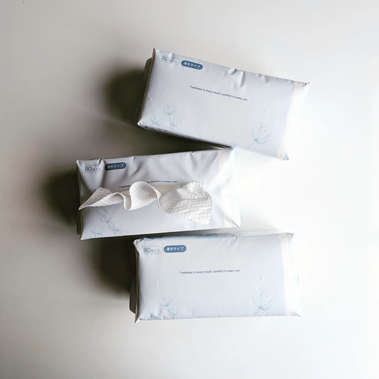 使い捨て洗顔タオル / Heart Mark