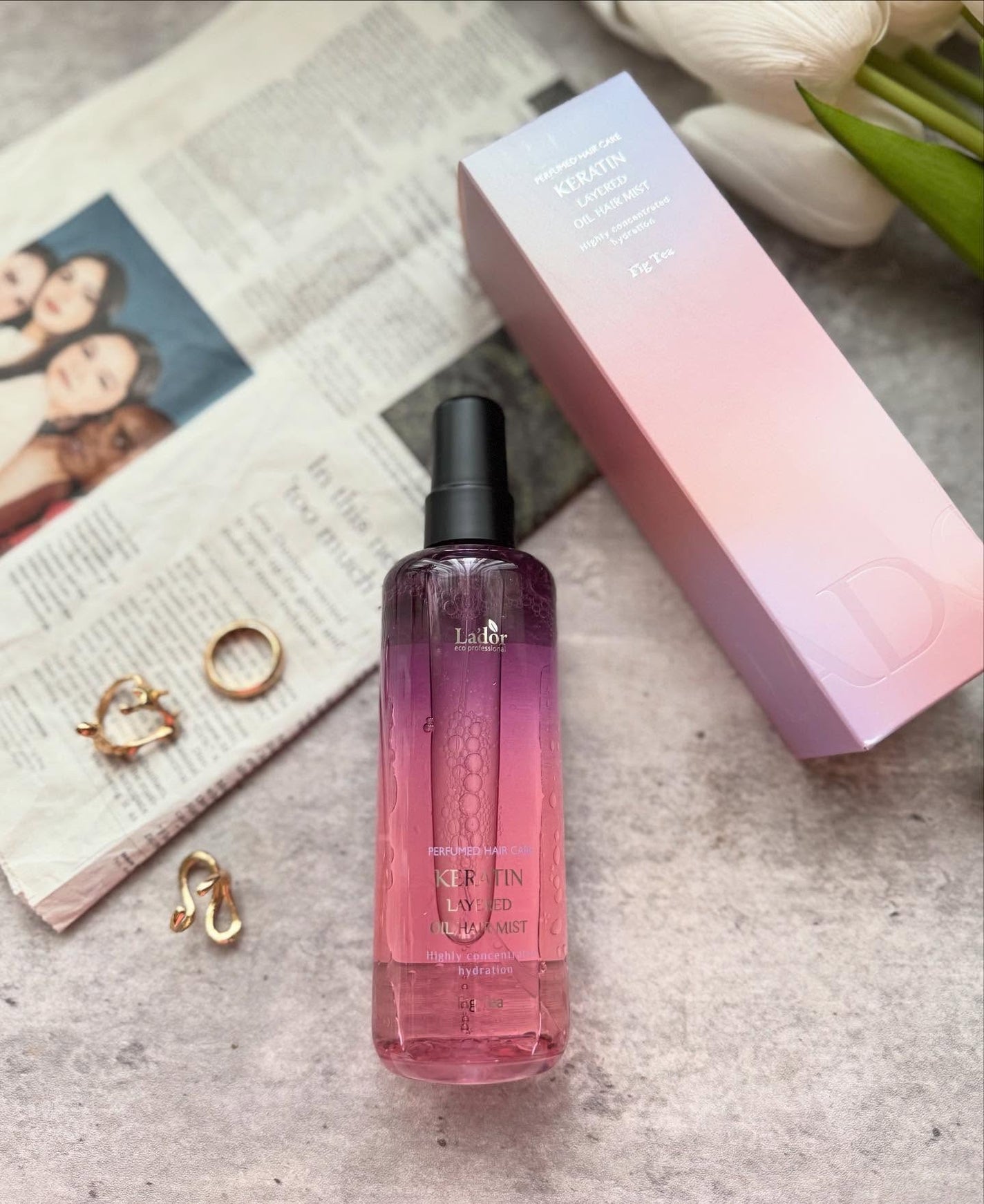 arisya08 on LIPS 「LADOR(ラドール)💜ケラチンレイヤードオイルミストFIGT..」(4枚目)