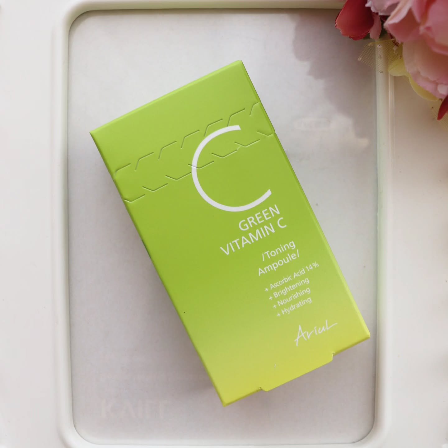 アリウル グリーンビタミンC トーニングセラム(アンプル)/Ariul/美容液を使ったクチコミ（2枚目）