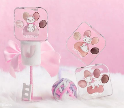 ミャオパウズアイシャドウパレット M05 アイドル / ディズニー マリー/MilleFée/アイシャドウパレットを使ったクチコミ(2枚目)