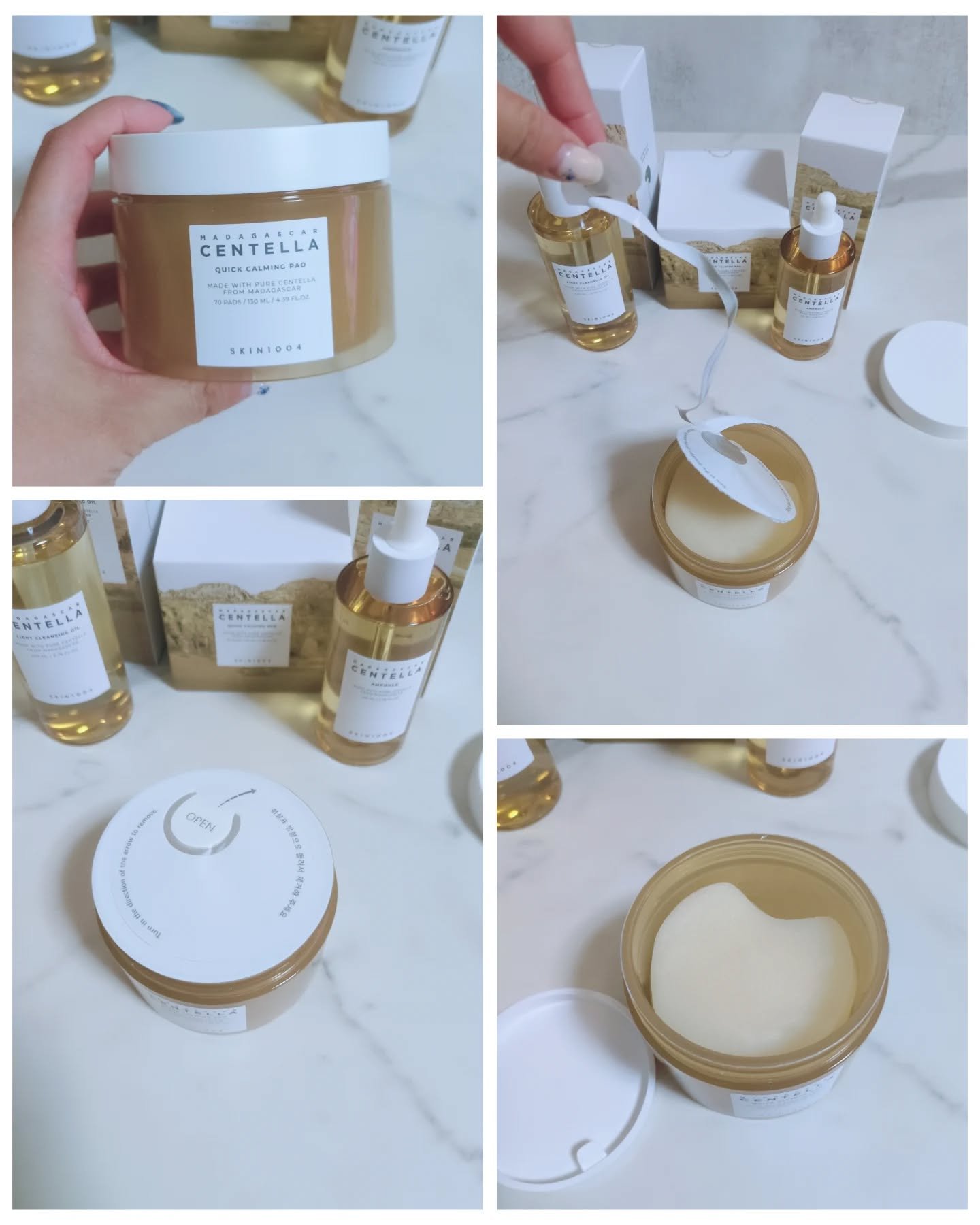 センテラ クイックカーミングパッド/SKIN1004/トナーパッドを使ったクチコミ（3枚目）