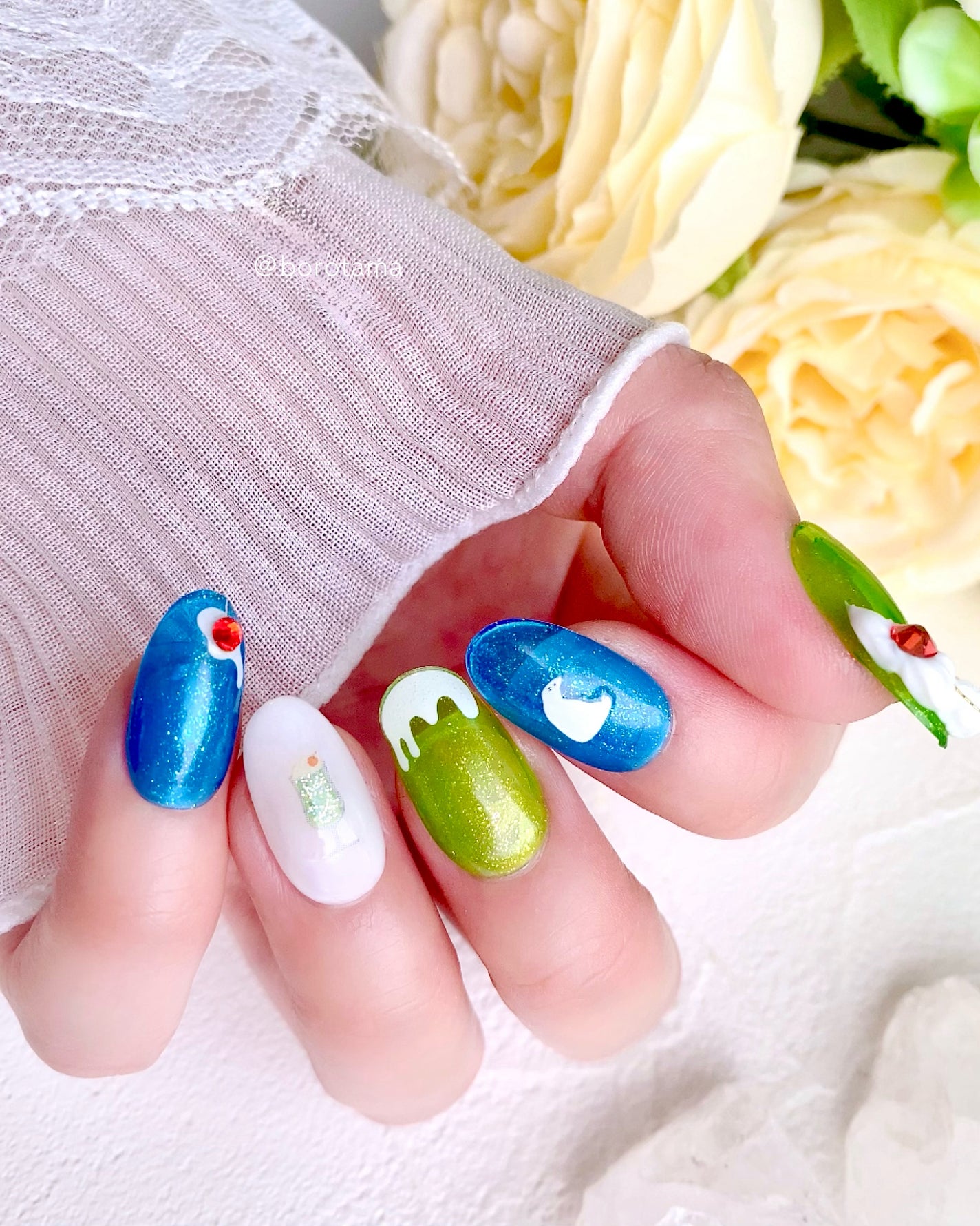 ネイルシール/DAISO/ネイルシールを使ったクチコミ(2枚目)