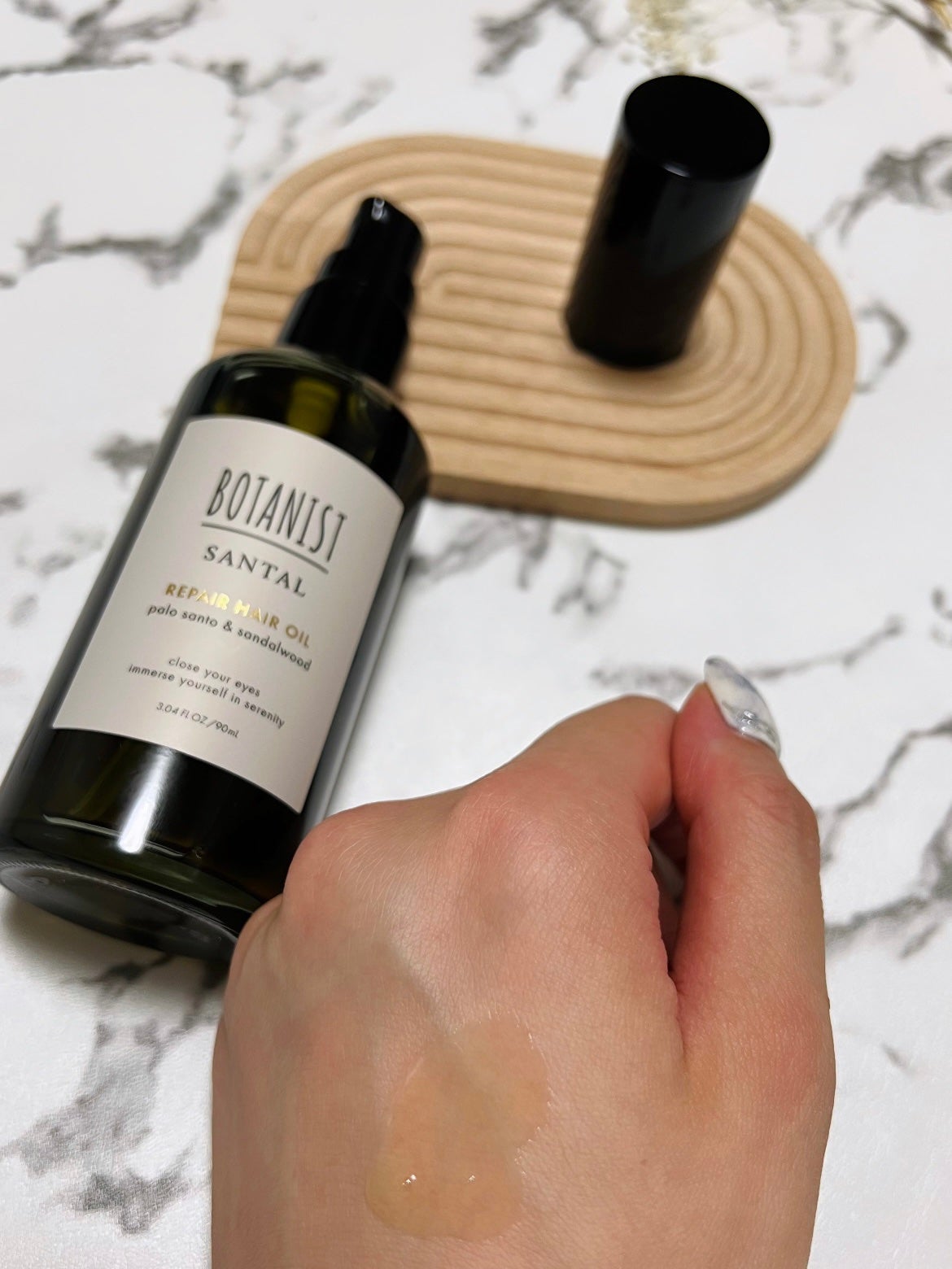 ボタニスト サンタル リペアヘアオイル/BOTANIST/ヘアオイルを使ったクチコミ(3枚目)