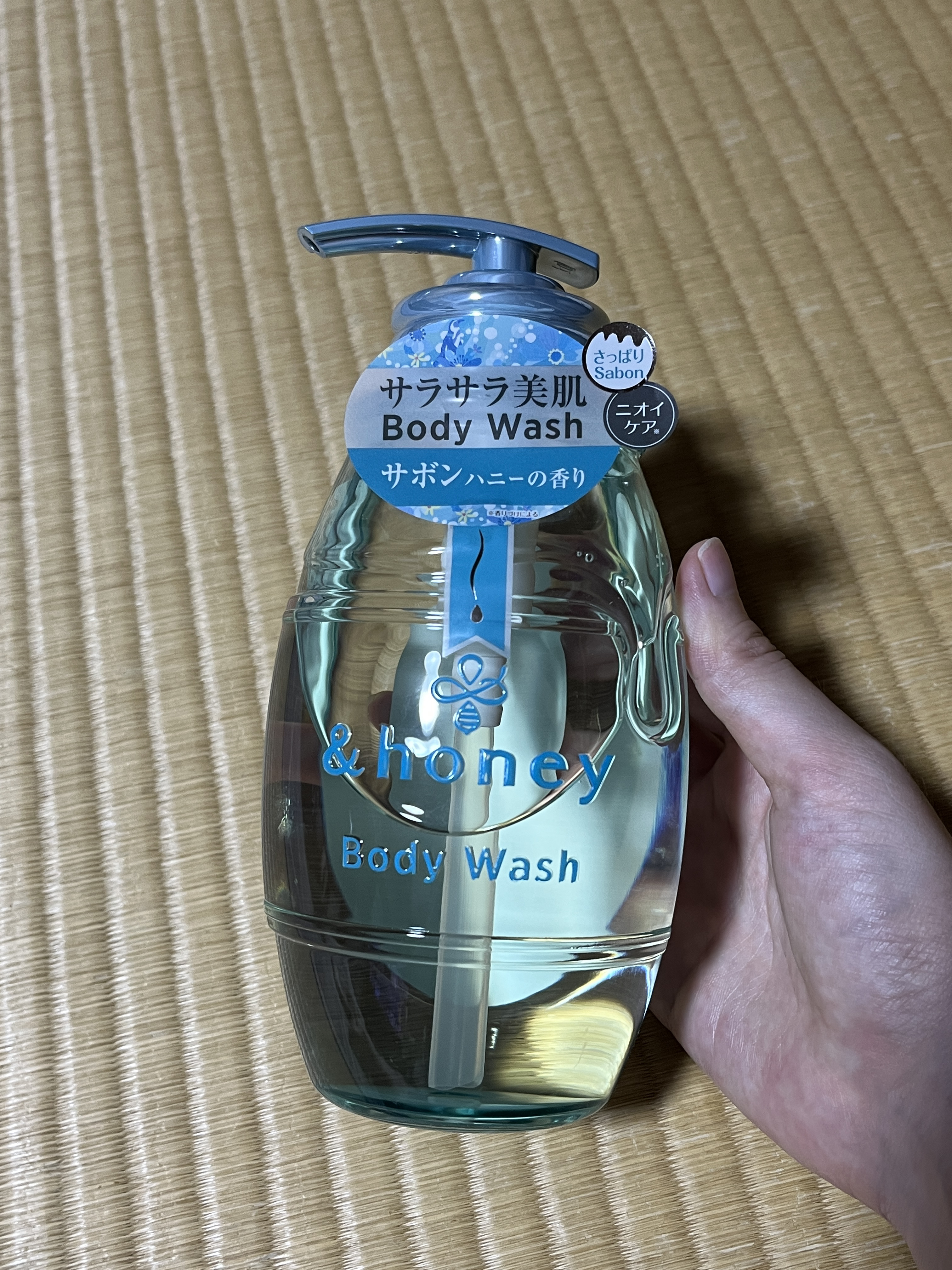 サボンクリア ジェルボディウォッシュ 本体500ml/&honey/ボディソープを使ったクチコミ（1枚目）