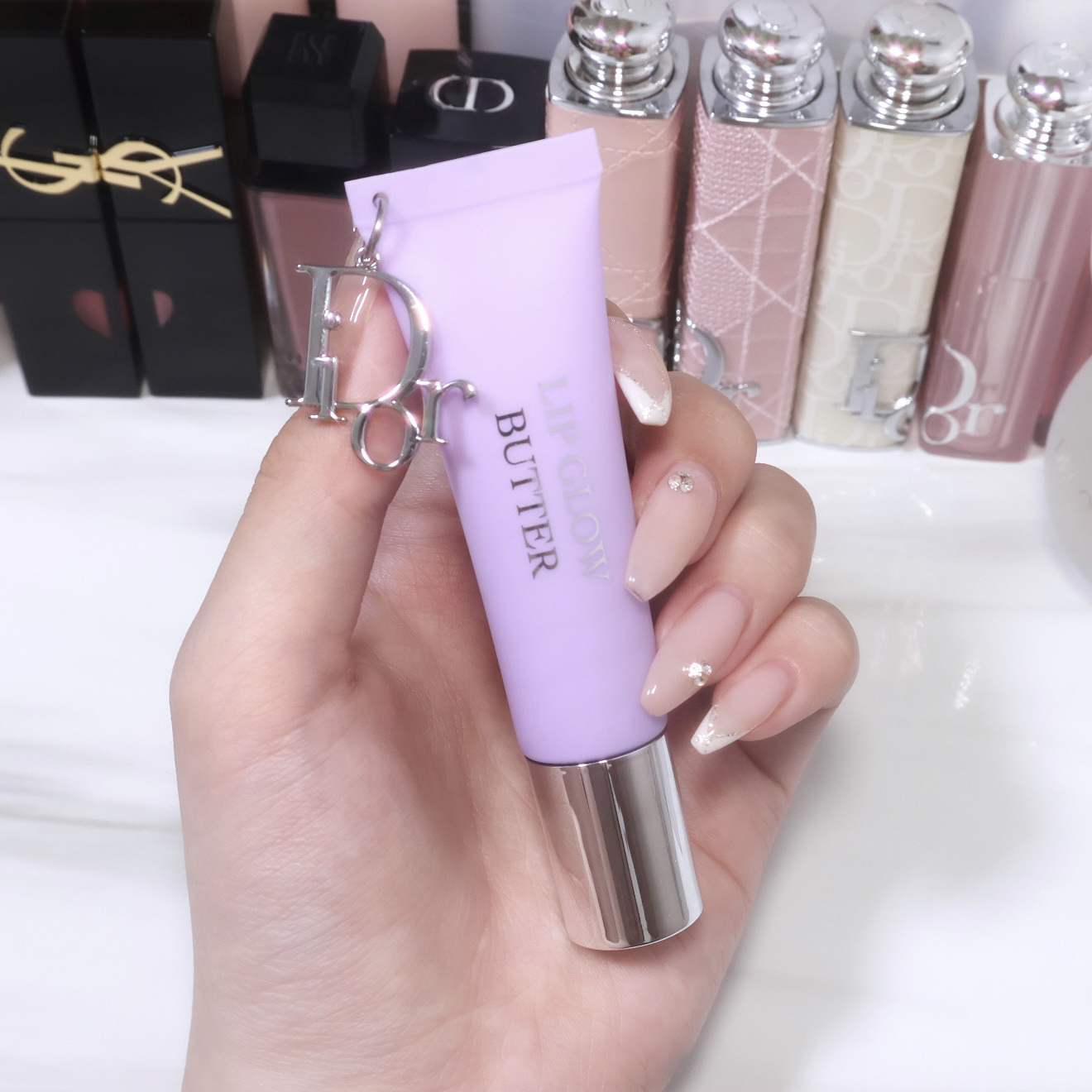 ディオール アディクト リップ グロウ バター 102 グレイズド ラベンダー/Dior/口紅・グロス・リップライナー・リップケアを使ったクチコミ（1枚目）