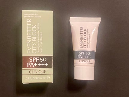 イーブン ベター シティ ブロック マルチ ディフェンス 50/CLINIQUE/日焼け止めクリームを使ったクチコミ(1枚目)