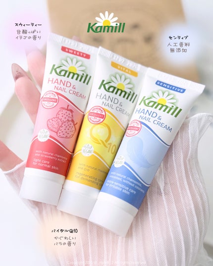 ハンド&ネイルクリームミニ 企画セット30ml*5/カミール/その他キットセットを使ったクチコミ(4枚目)