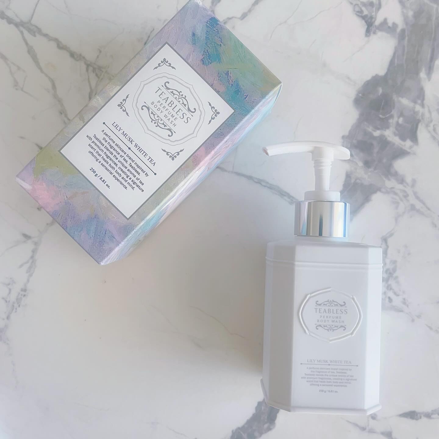 パフュームボディウォッシュ リリームスクホワイトティー/TEABLESS/ボディソープを使ったクチコミ（1枚目）
