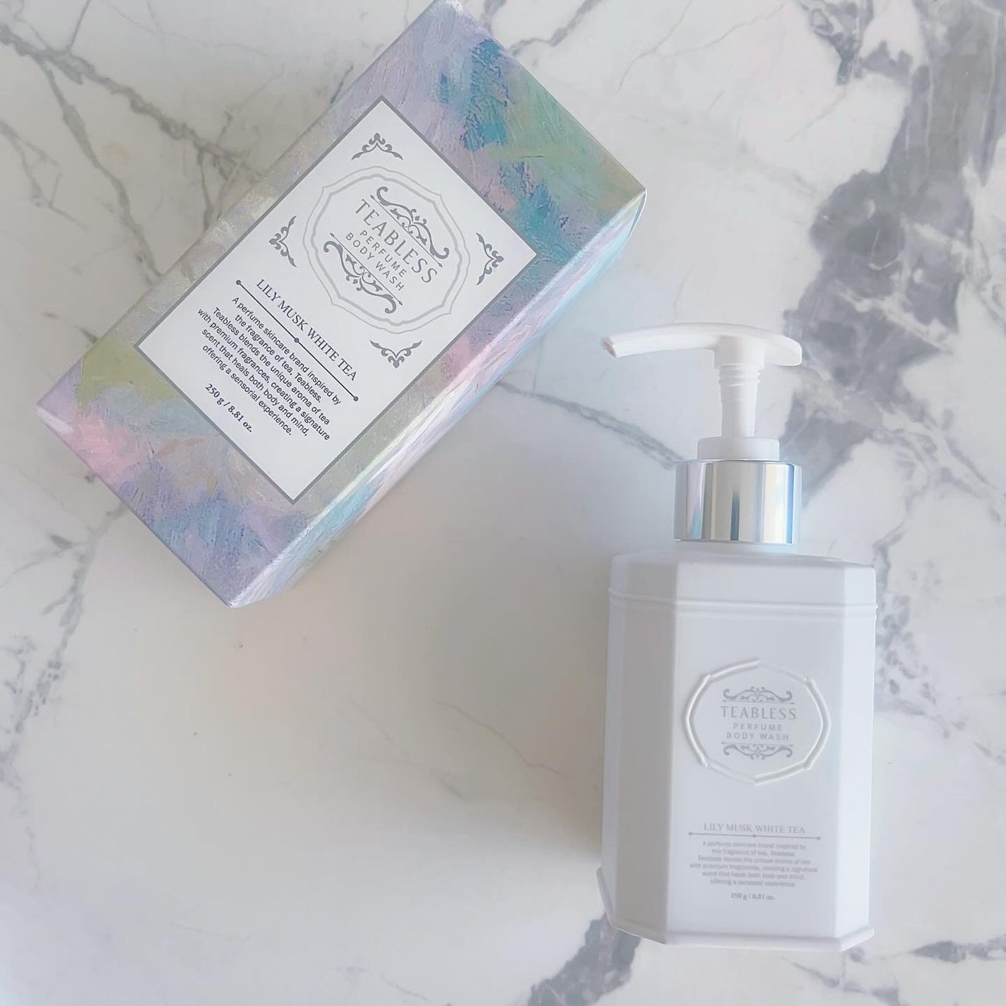 パフュームボディウォッシュ リリームスクホワイトティー/TEABLESS/ボディソープを使ったクチコミ(1枚目)