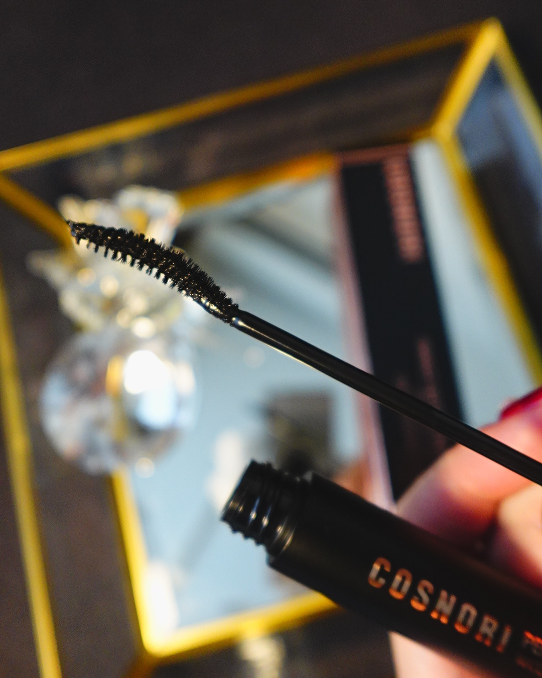 パーフェクトセッティングウォータープルーフマスカラ Long&Curl/COSNORI/マスカラを使ったクチコミ（2枚目）