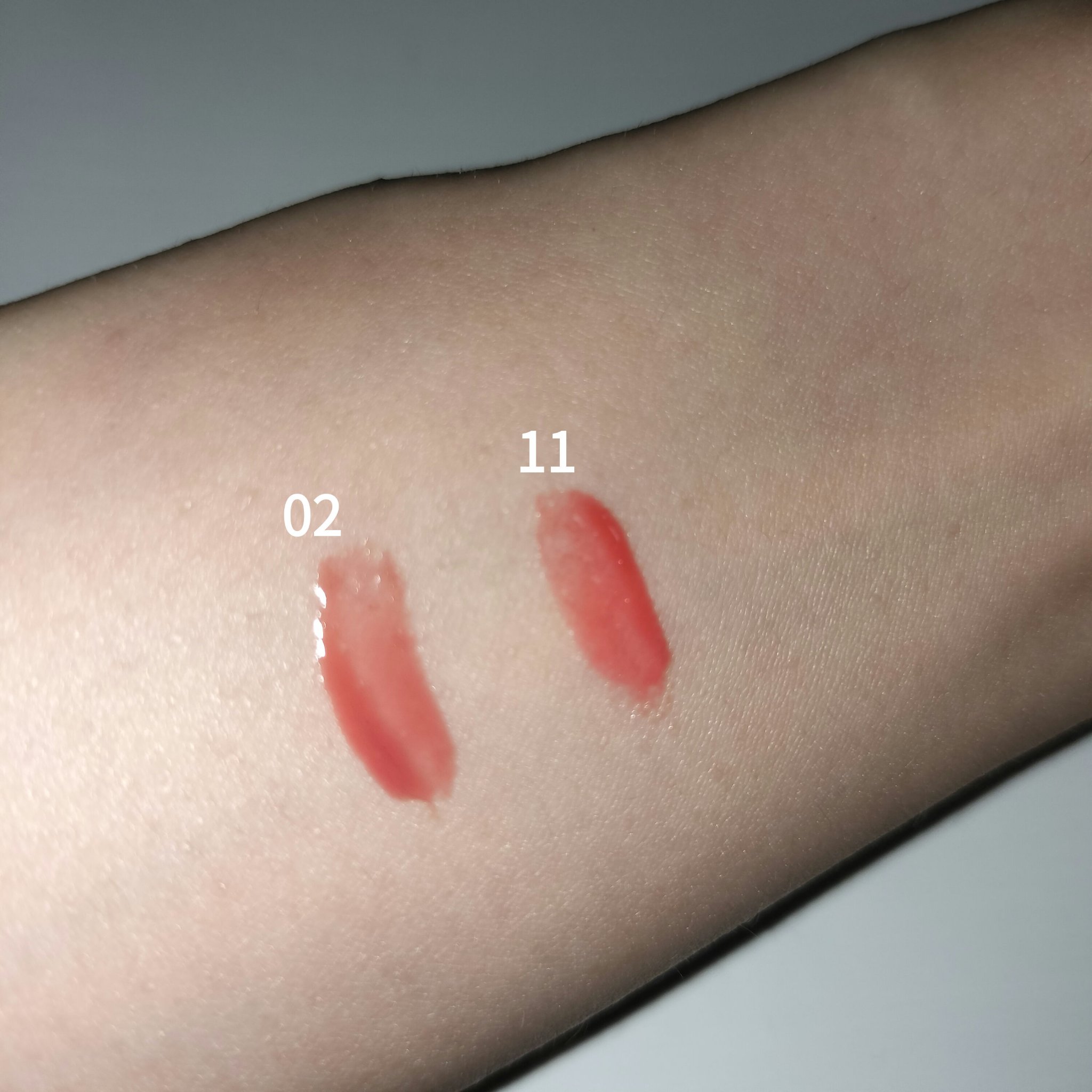 グレイズバウンシングティント 11 ピーチエード/2aN/リップティントを使ったクチコミ（2枚目）